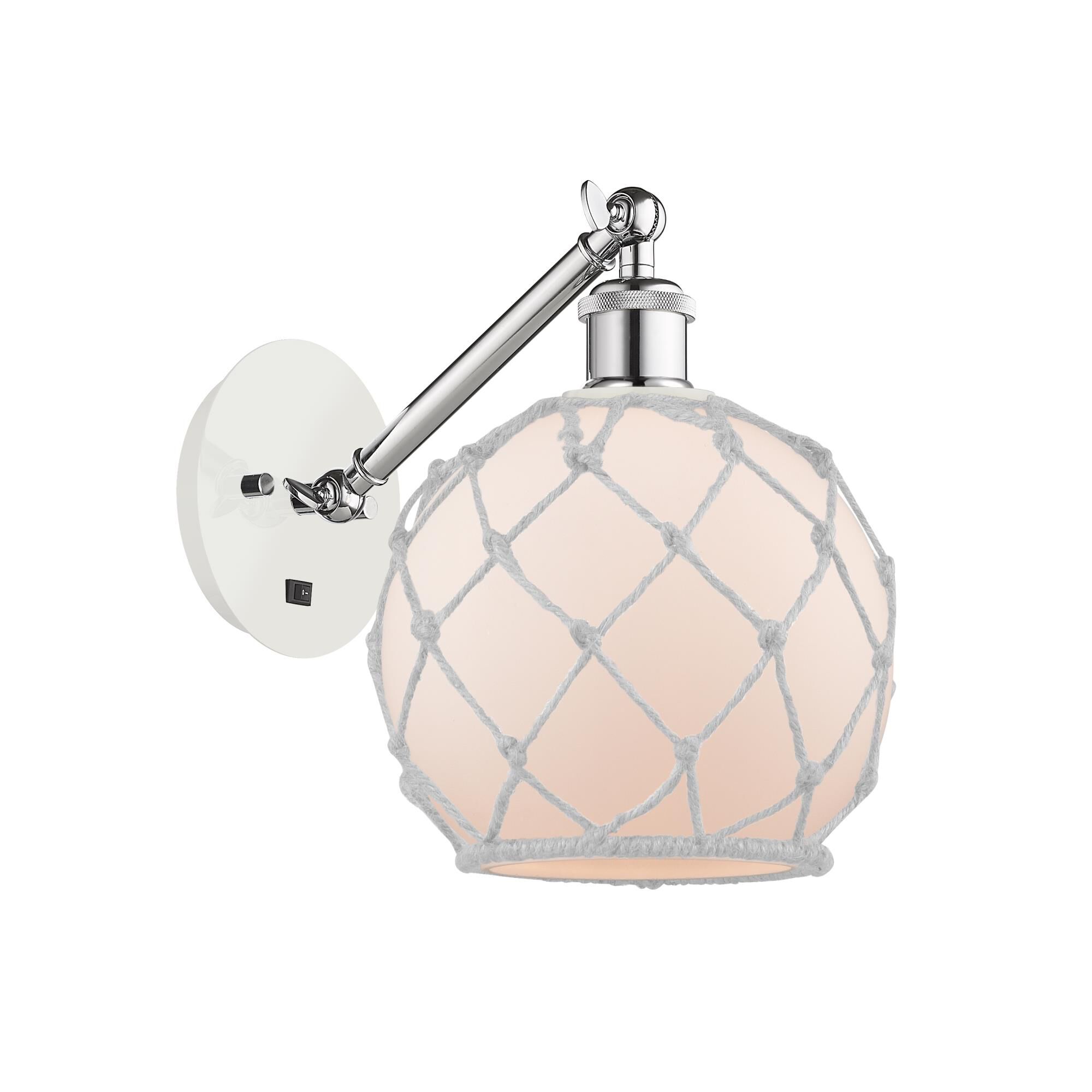 Bruno Marashlian Farmhouse Rope 14 Inch Wall Sconce by Innovations Lighting