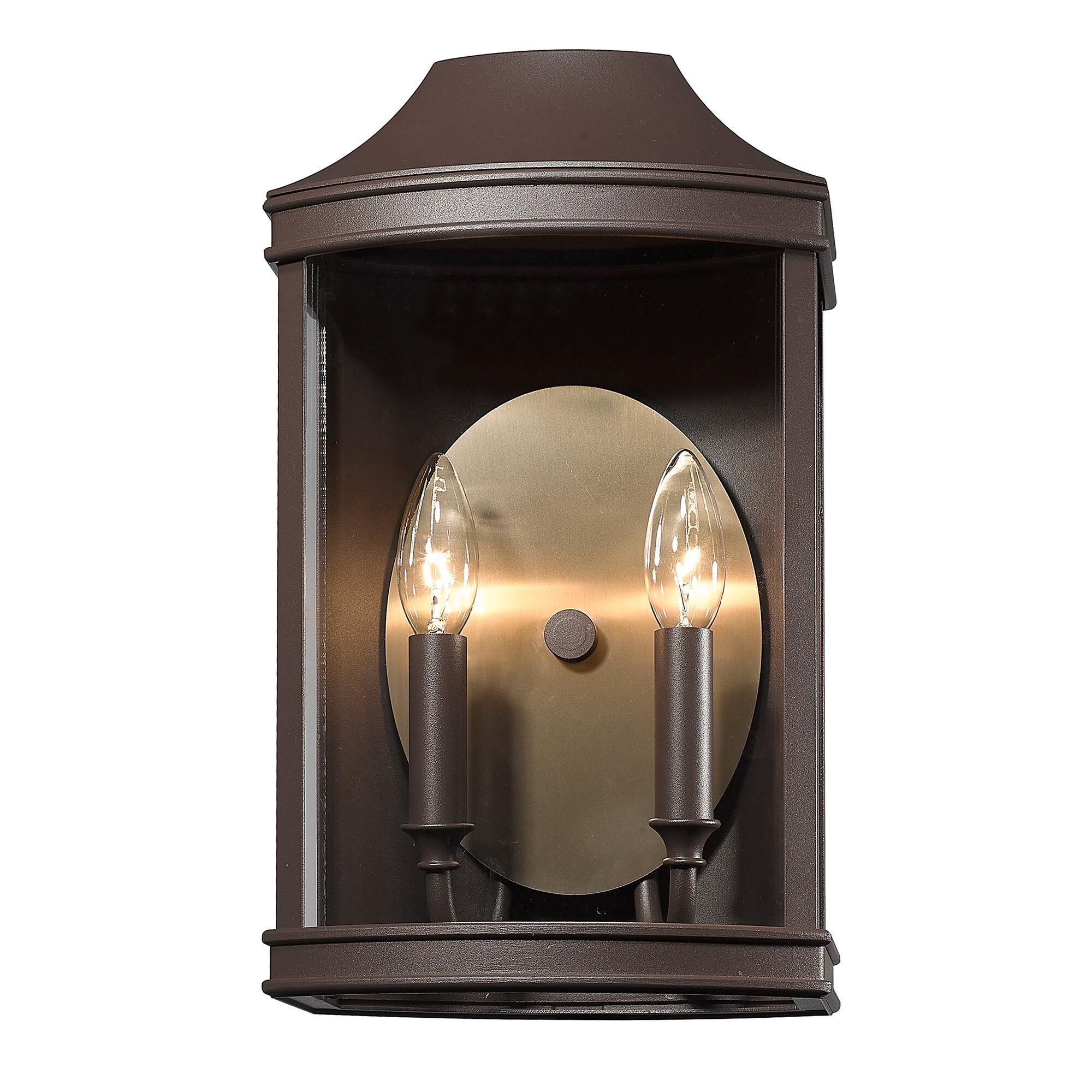 Shown in Textured Bronze finish and Clear  Panels With Brushed Champagne Bronze Accent glass