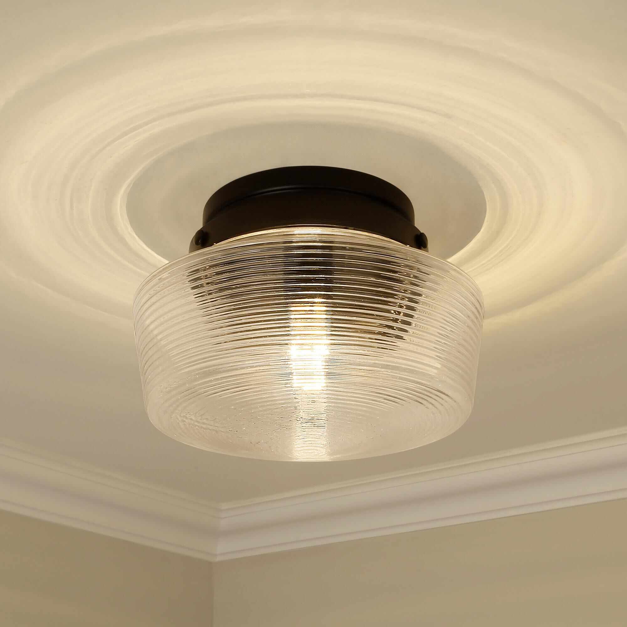 Holloway 11 Inch Flush Mount by Golden Lighting
