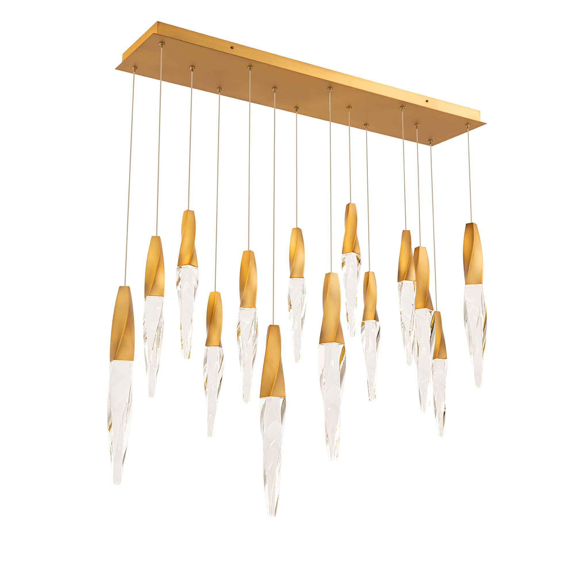 Kindjal Linear Suspension Light by Schonbek Beyond