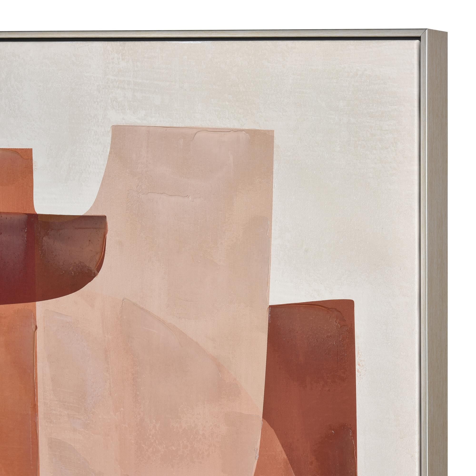 Ochre Abstract 33 Inch Print by ELK Home