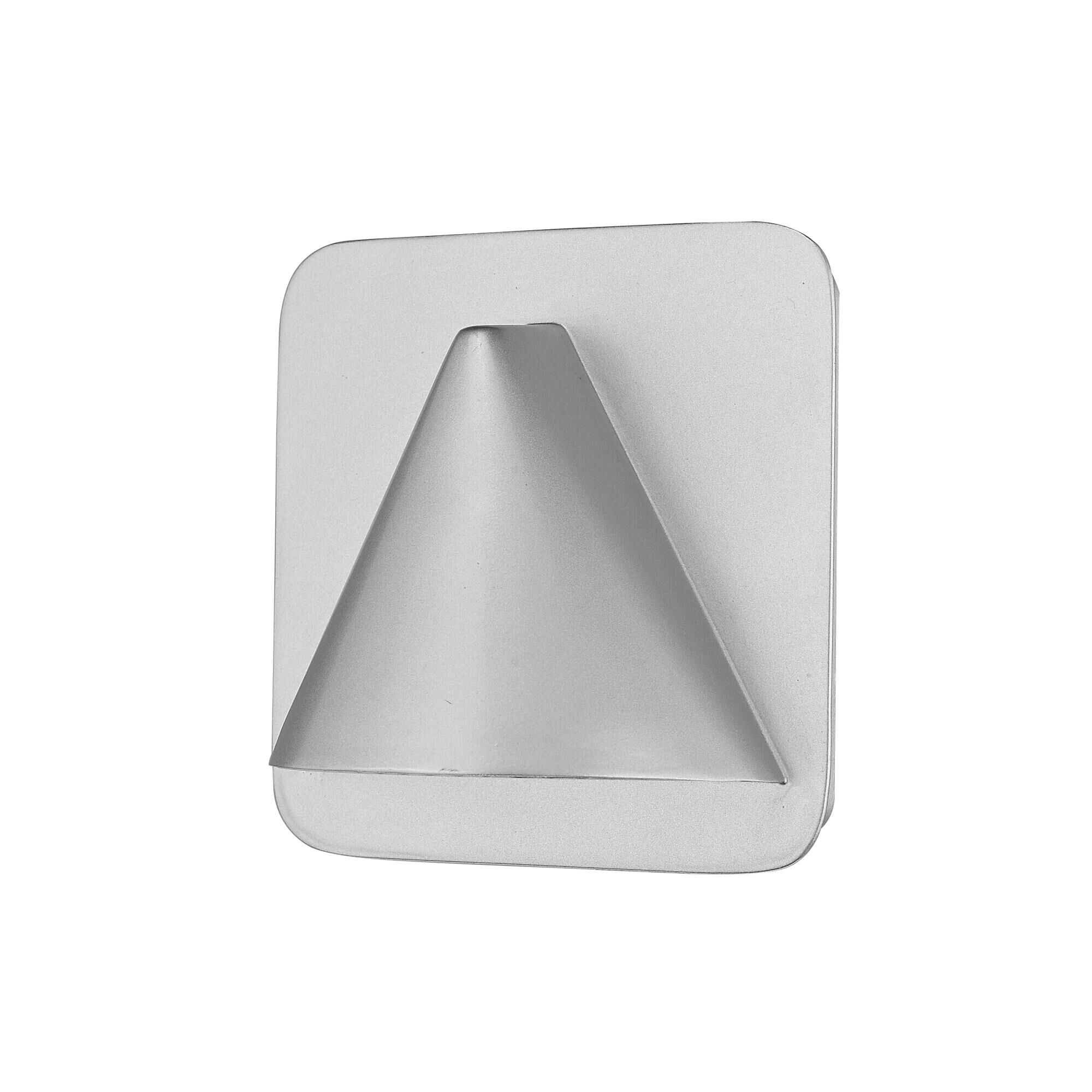 Shown in Silver finish and Glass shade