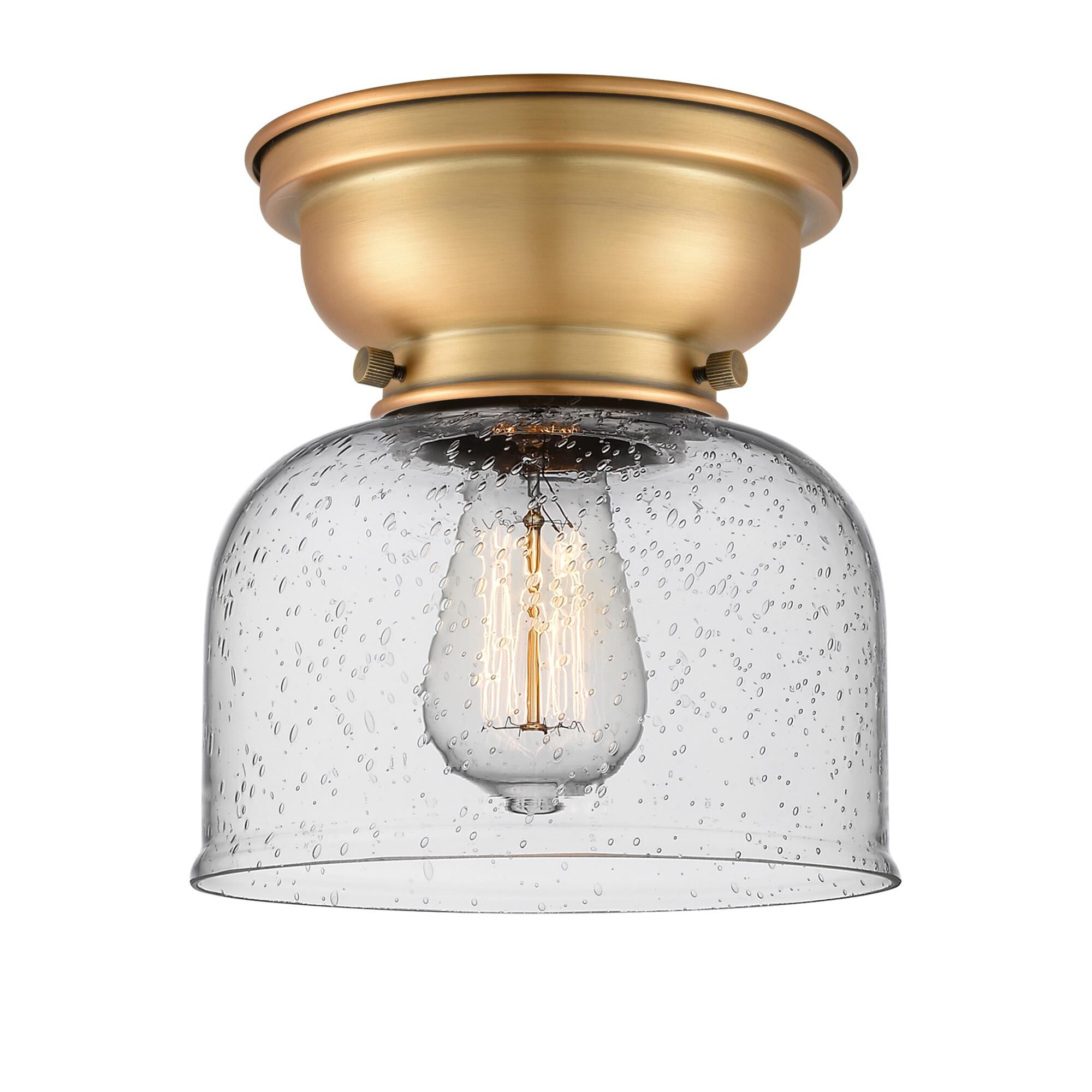 Bruno Marashlian Large Bell 8 Inch 1 Light Flush Mount by Innovations Lighting