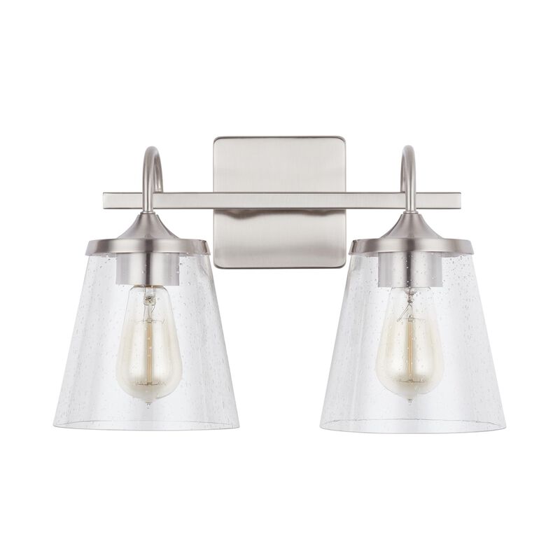 Independent 15 Inch 2 Light Bath Vanity Light by Capital Lighting Fixture Company