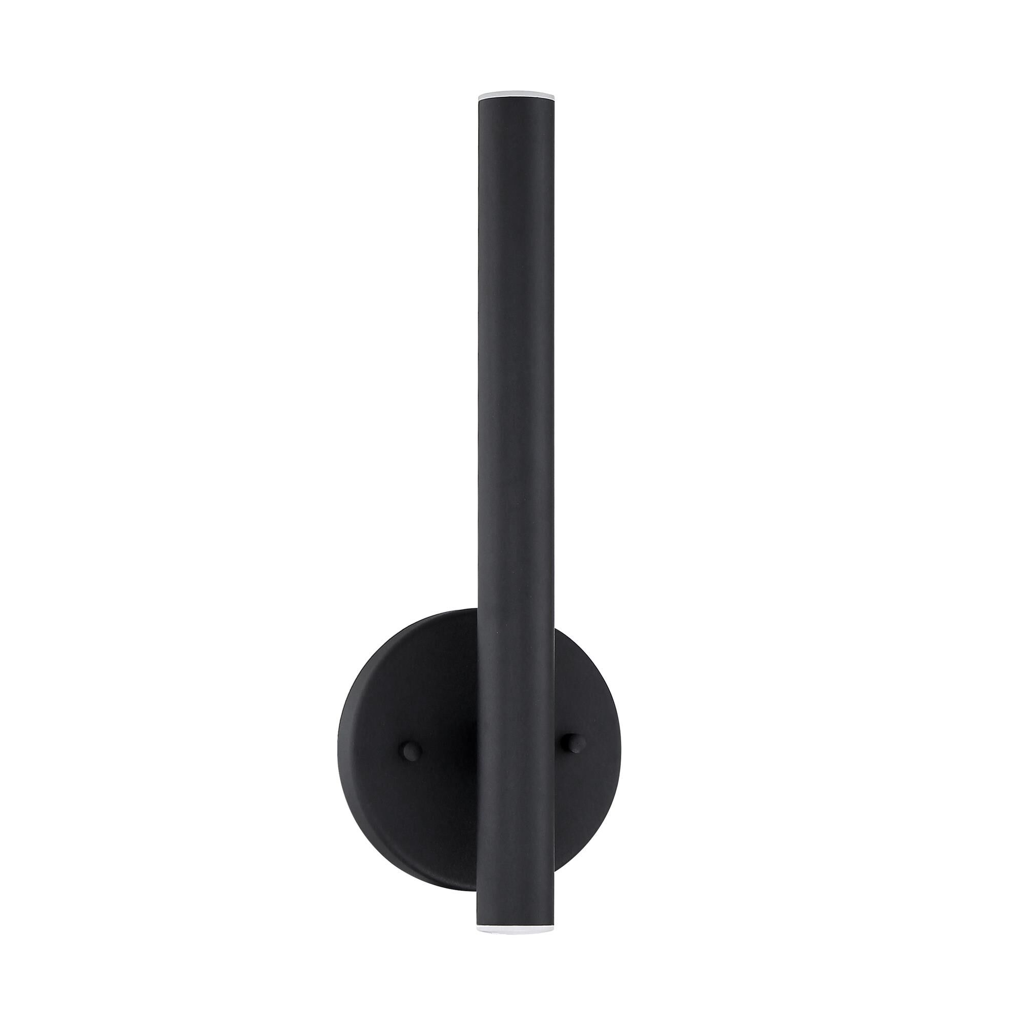 Shown in Matte Black finish and Steel glass and Steel shade