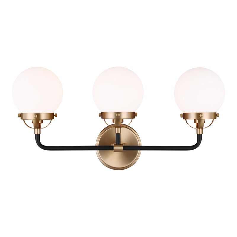 Cafe 22 Inch 3 Light Bath Vanity Light by Visual Comfort Studio