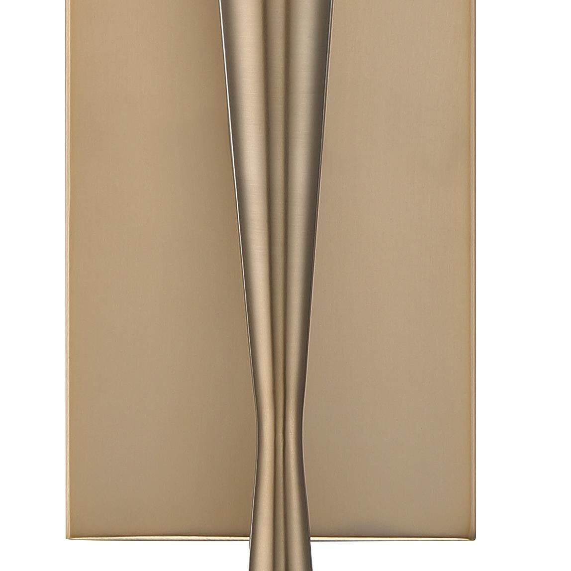 Shown in Aged Brass finish and Silk glass and White shade