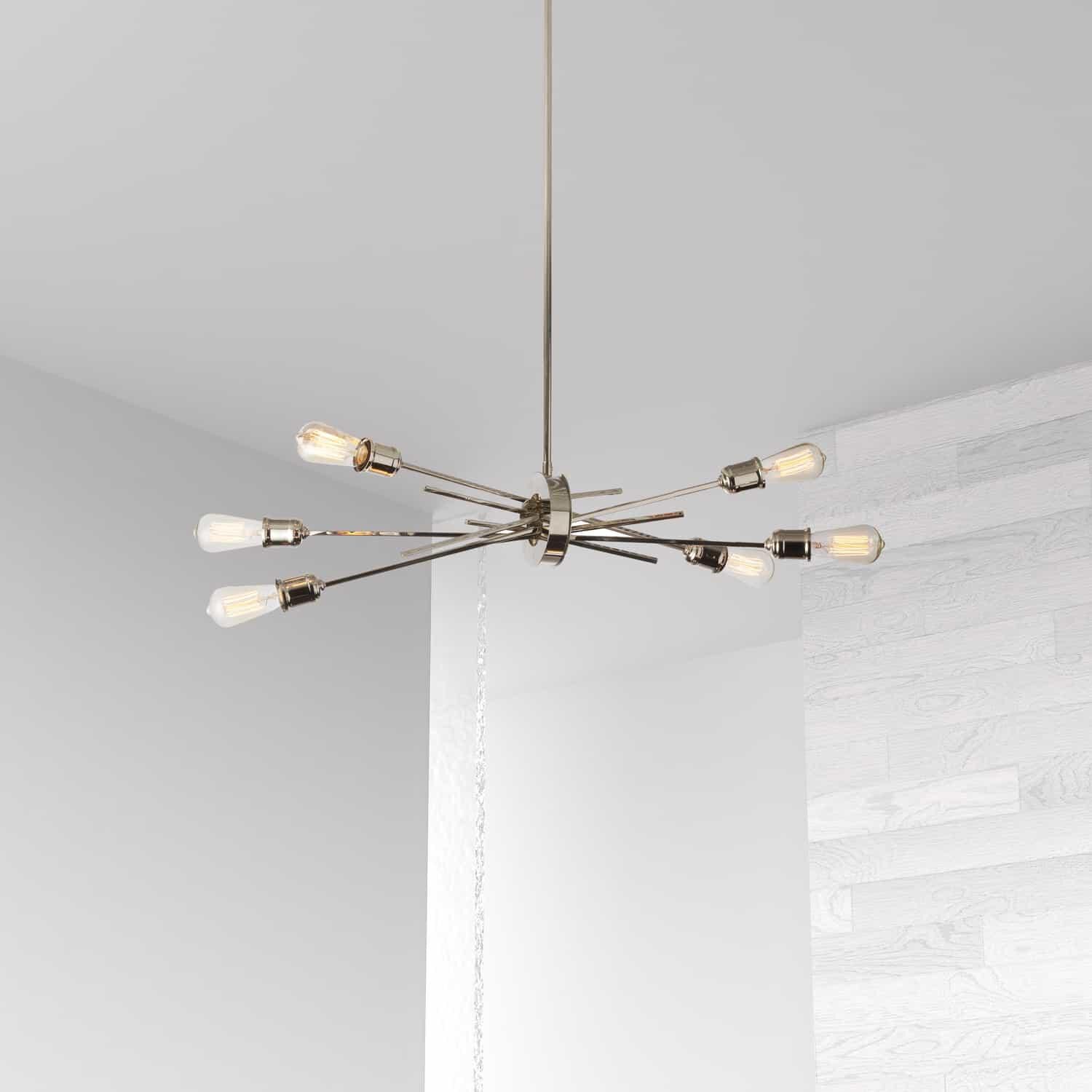 Nebraska 32 Inch 6 Light LED Linear Suspension Light by Dainolite