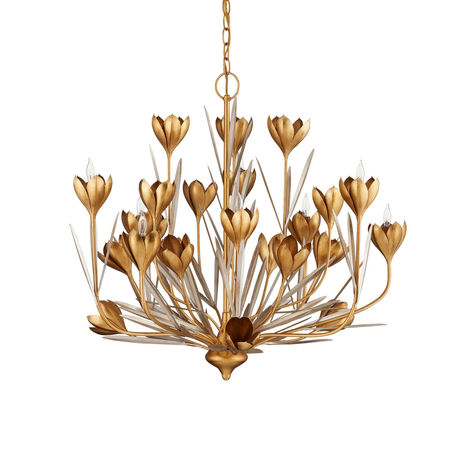 Hortensia 32 Inch Chandelier by Currey and Company