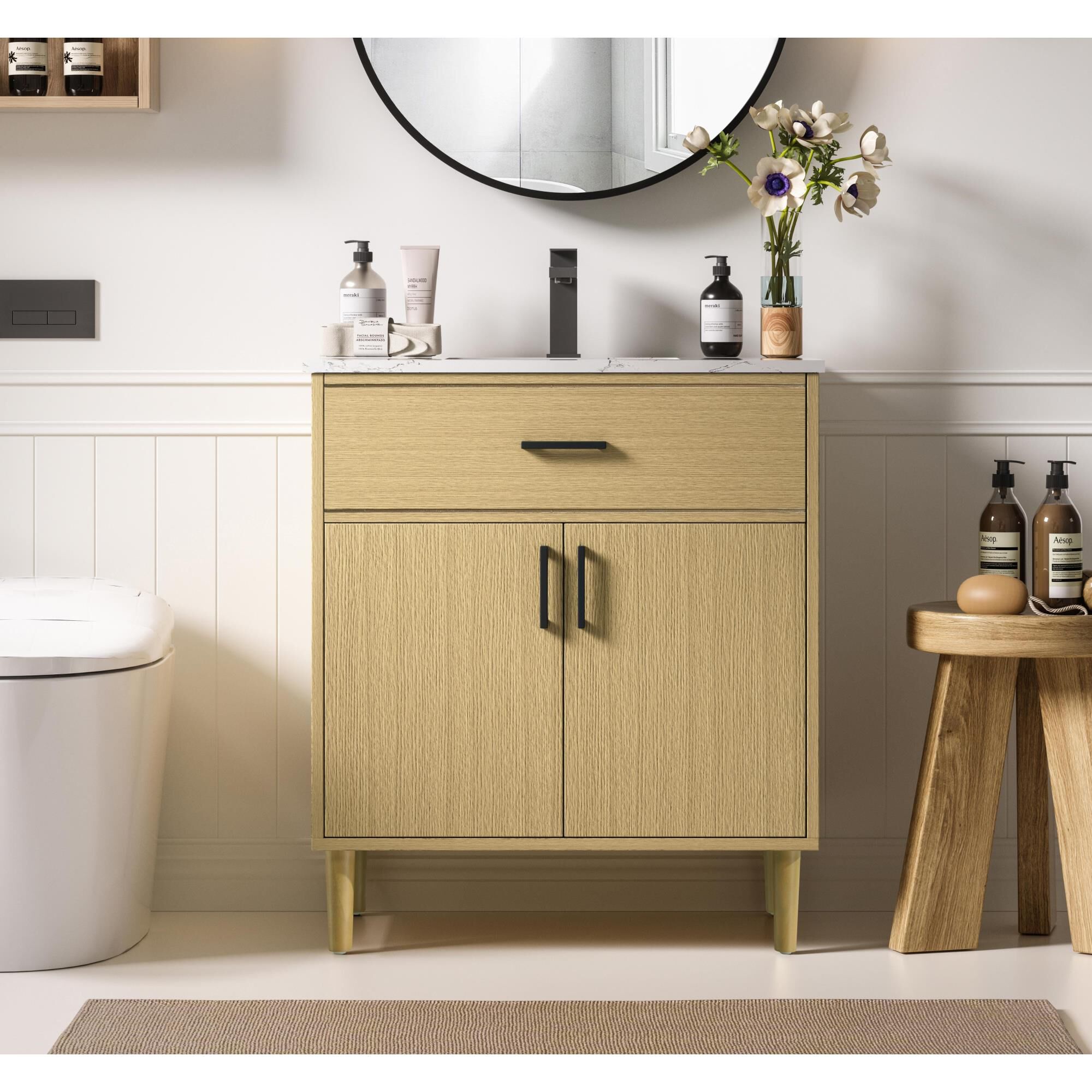 Shown in Honey Brown finish