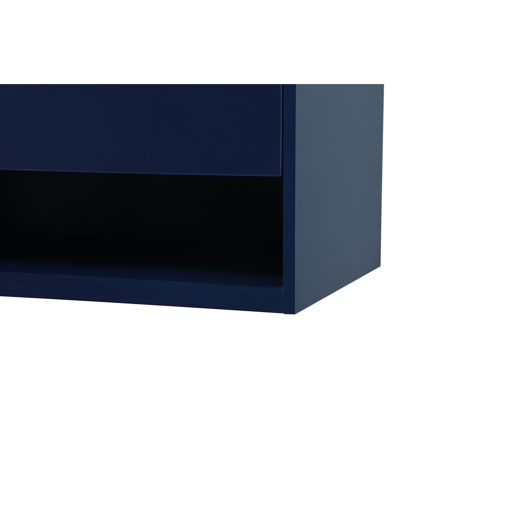 Shown in Blue finish