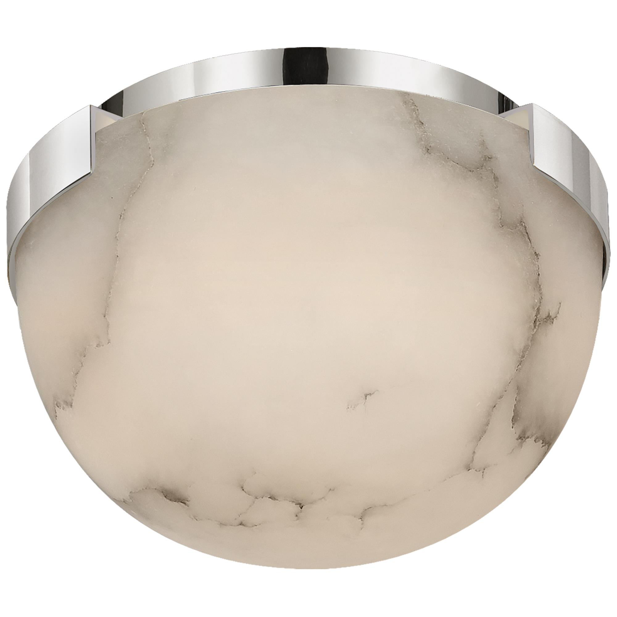 Shown in Polished Nickel finish and Alabaster shade