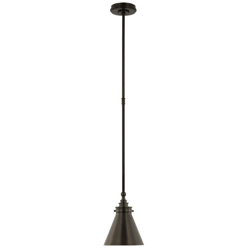 Visual Comfort Signature Collection Chapman and Myers Parkington 7 Inch LED Mini Pendant