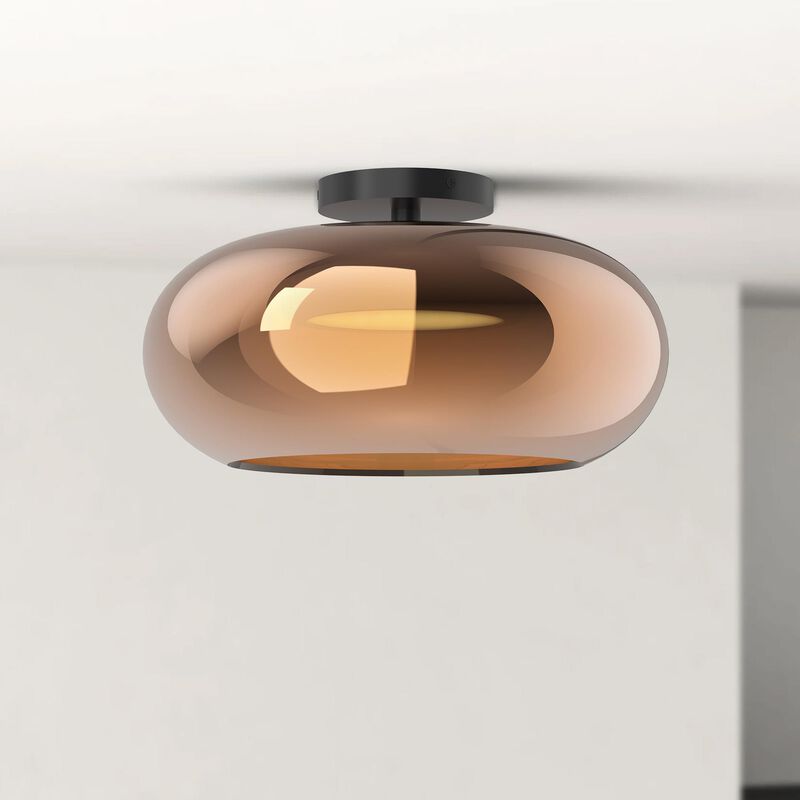 Trinity 14 Inch Semi Flush Mount by Kuzco