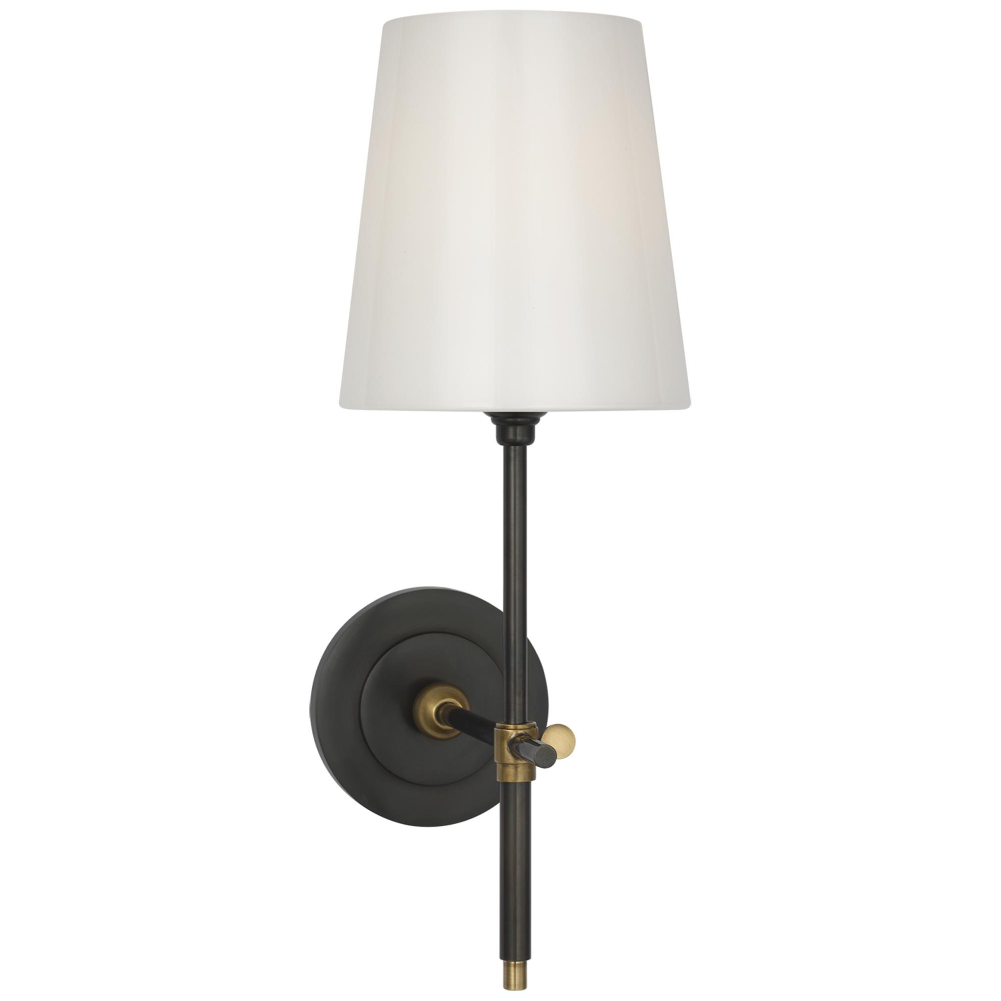 Shown in Bronze And Hand-Rubbed Antique Brass finish