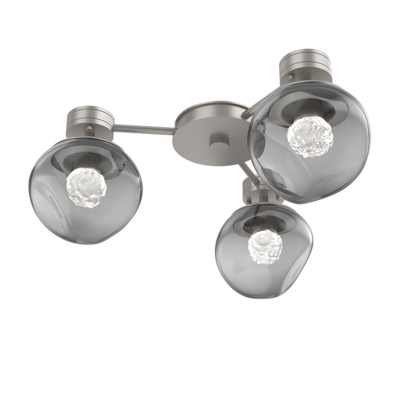 Levi Wilson Luna 23 Inch Semi Flush Mount by Hammerton Studio