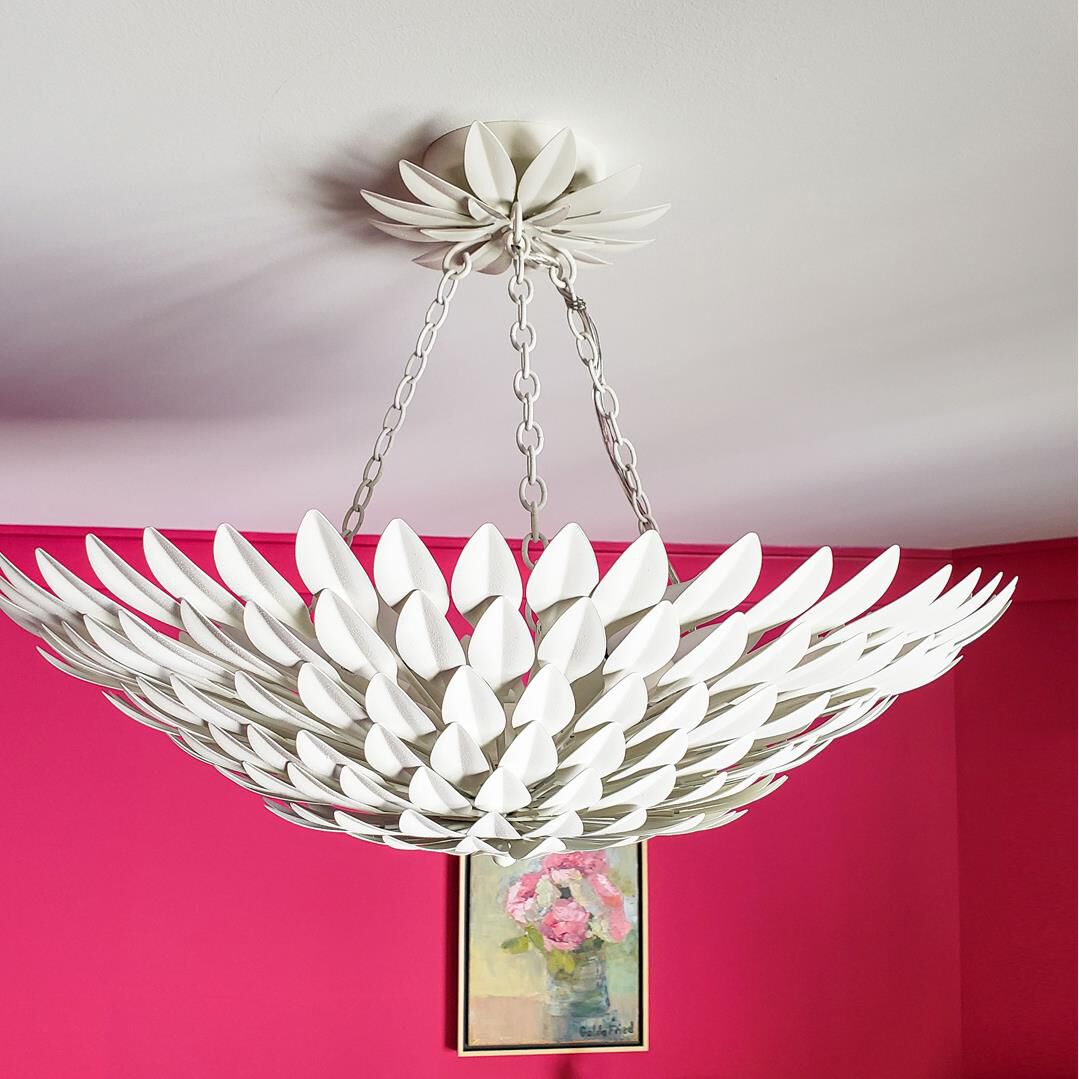 Broche 24 Inch 6 Light Chandelier by Crystorama