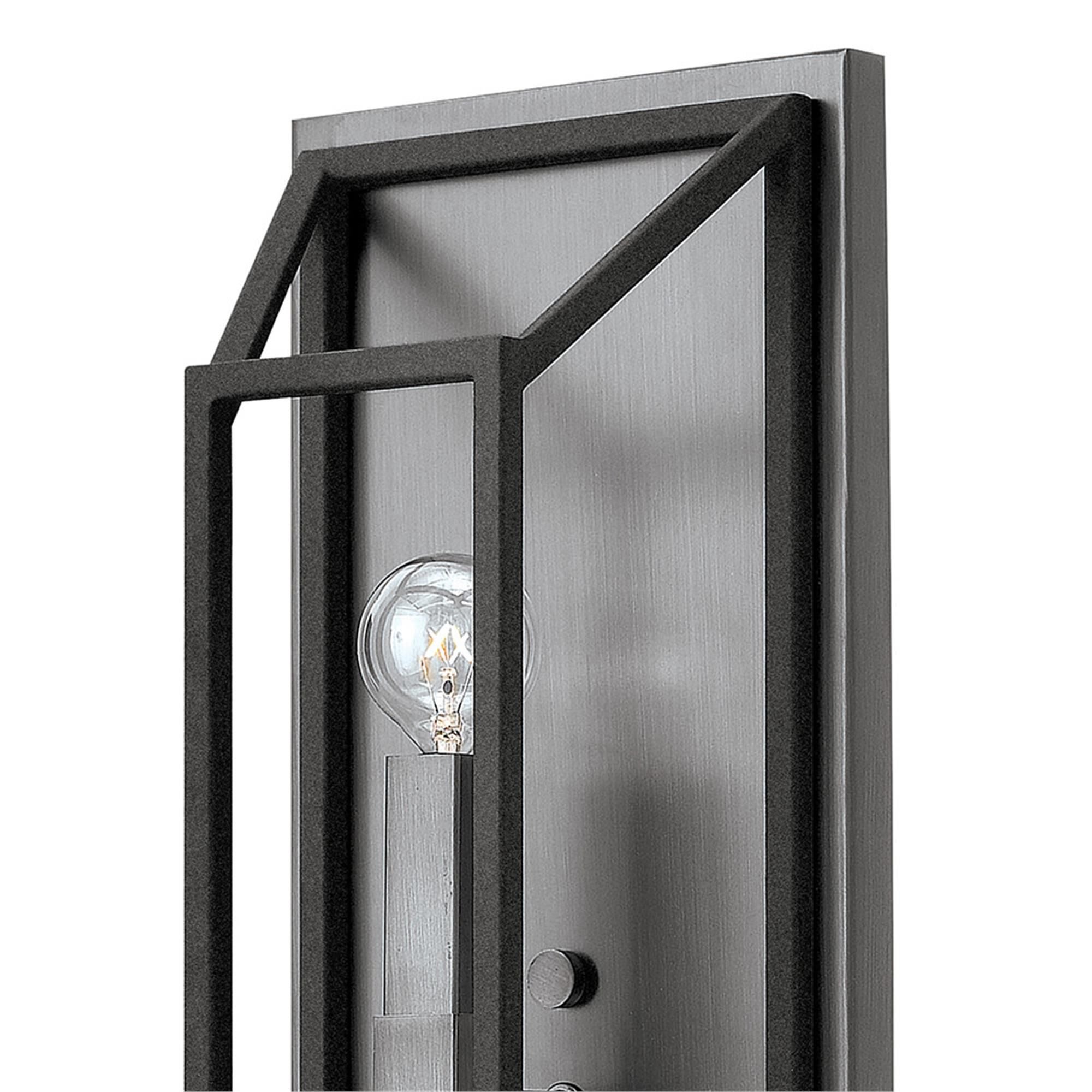 Shown in Aged Zinc finish