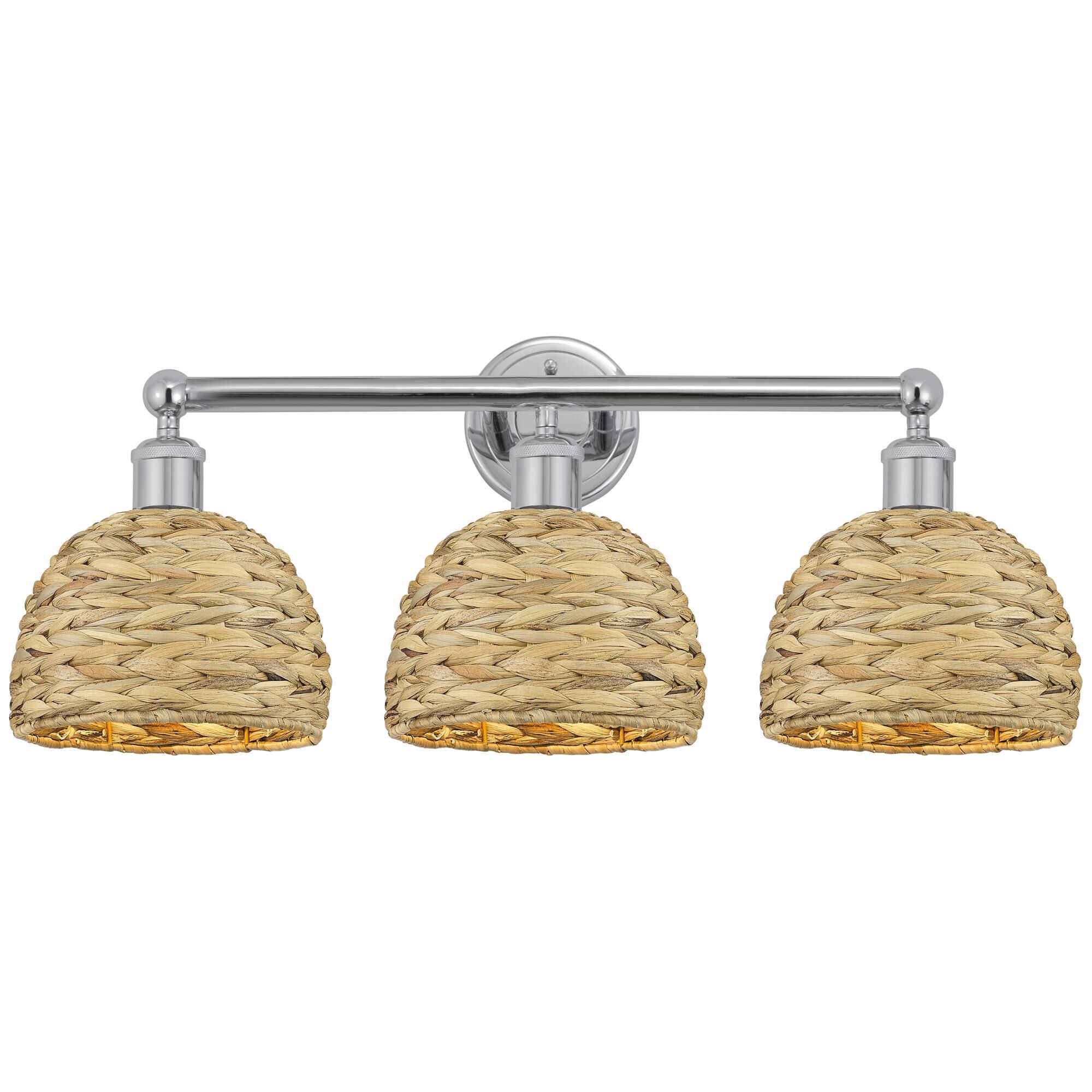 Shown in Polished Chrome finish and Natural shade