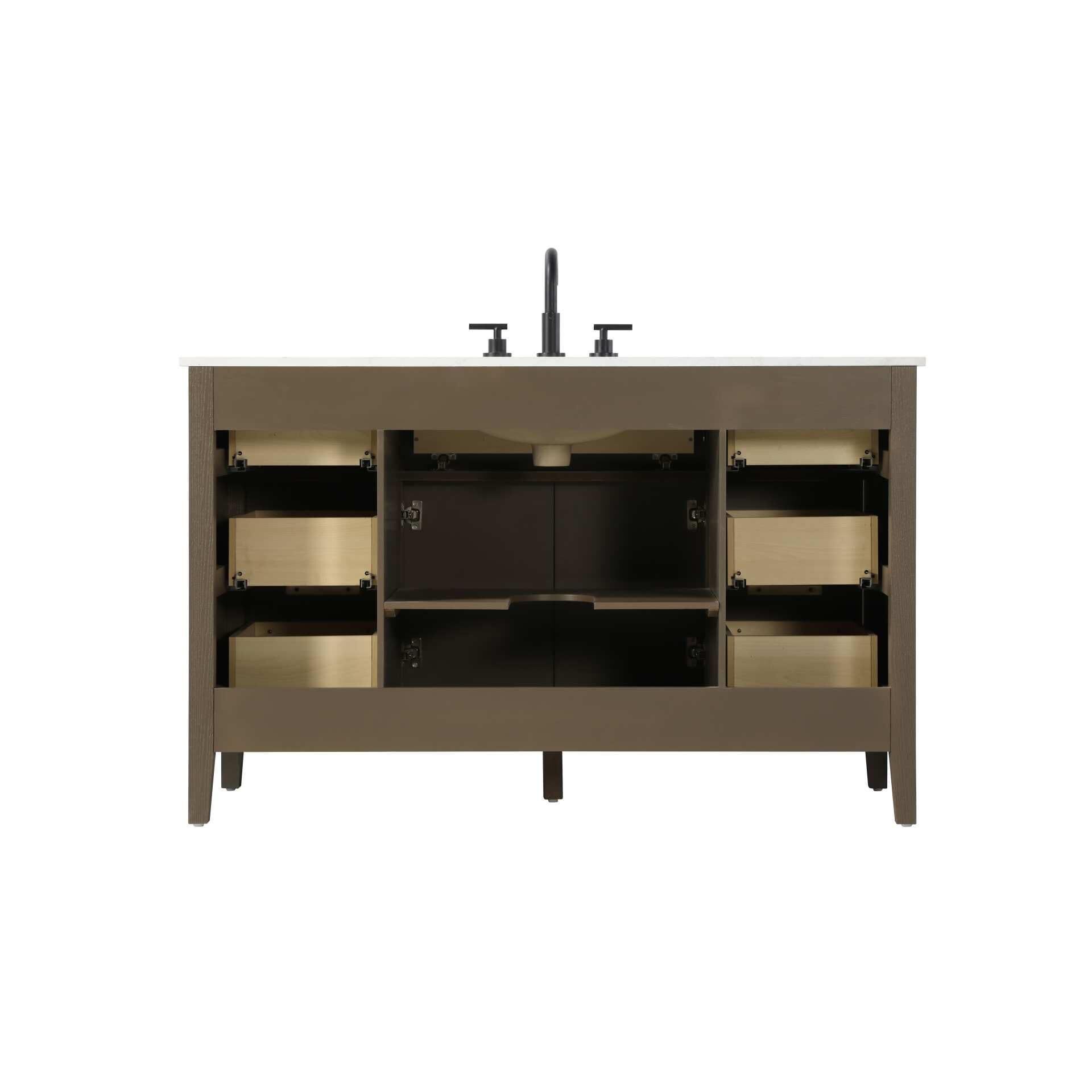 Langston 54 Inch Bath Vanity by Elegant Decor