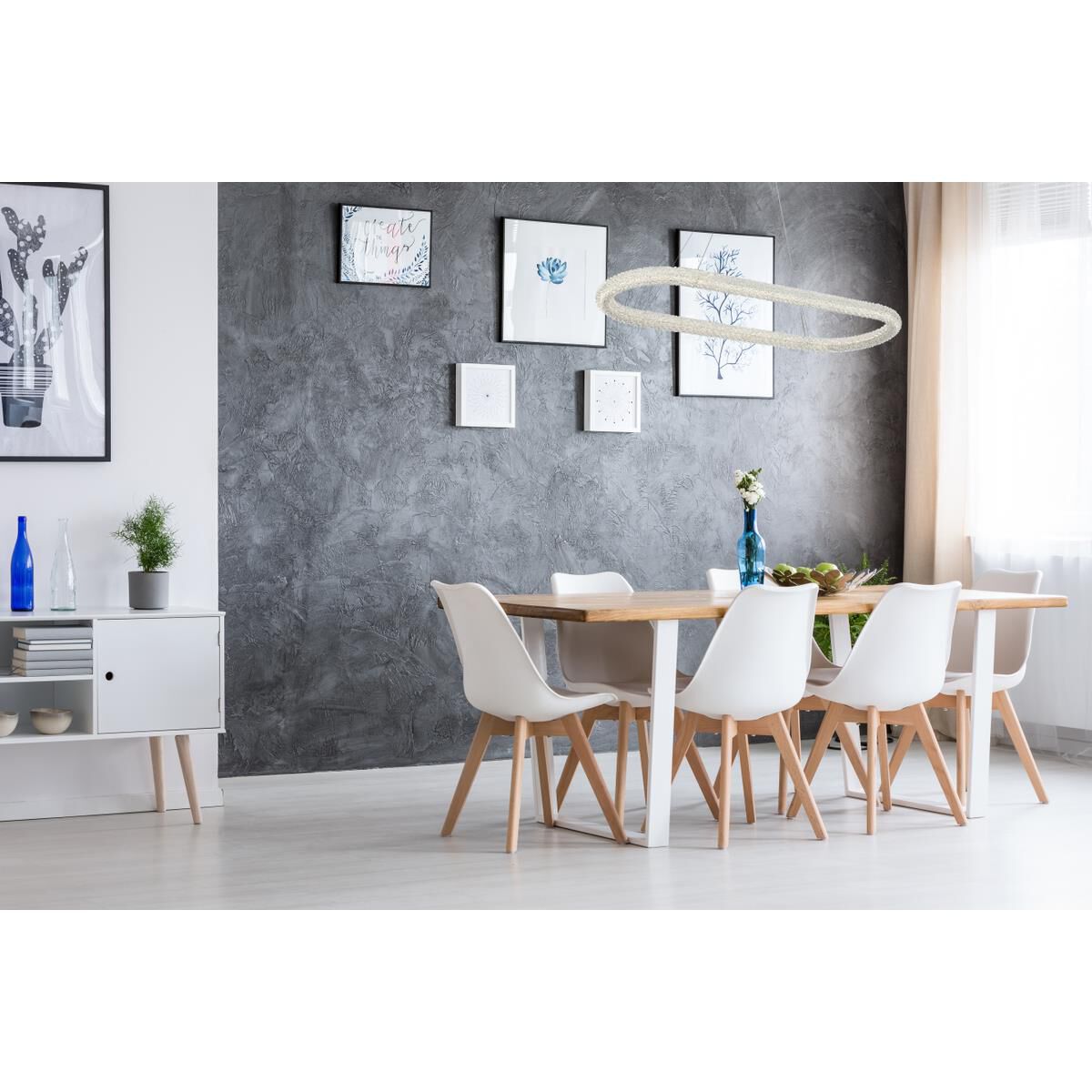 Bowen 51 Inch Linear Suspension Light by Elegant Lighting