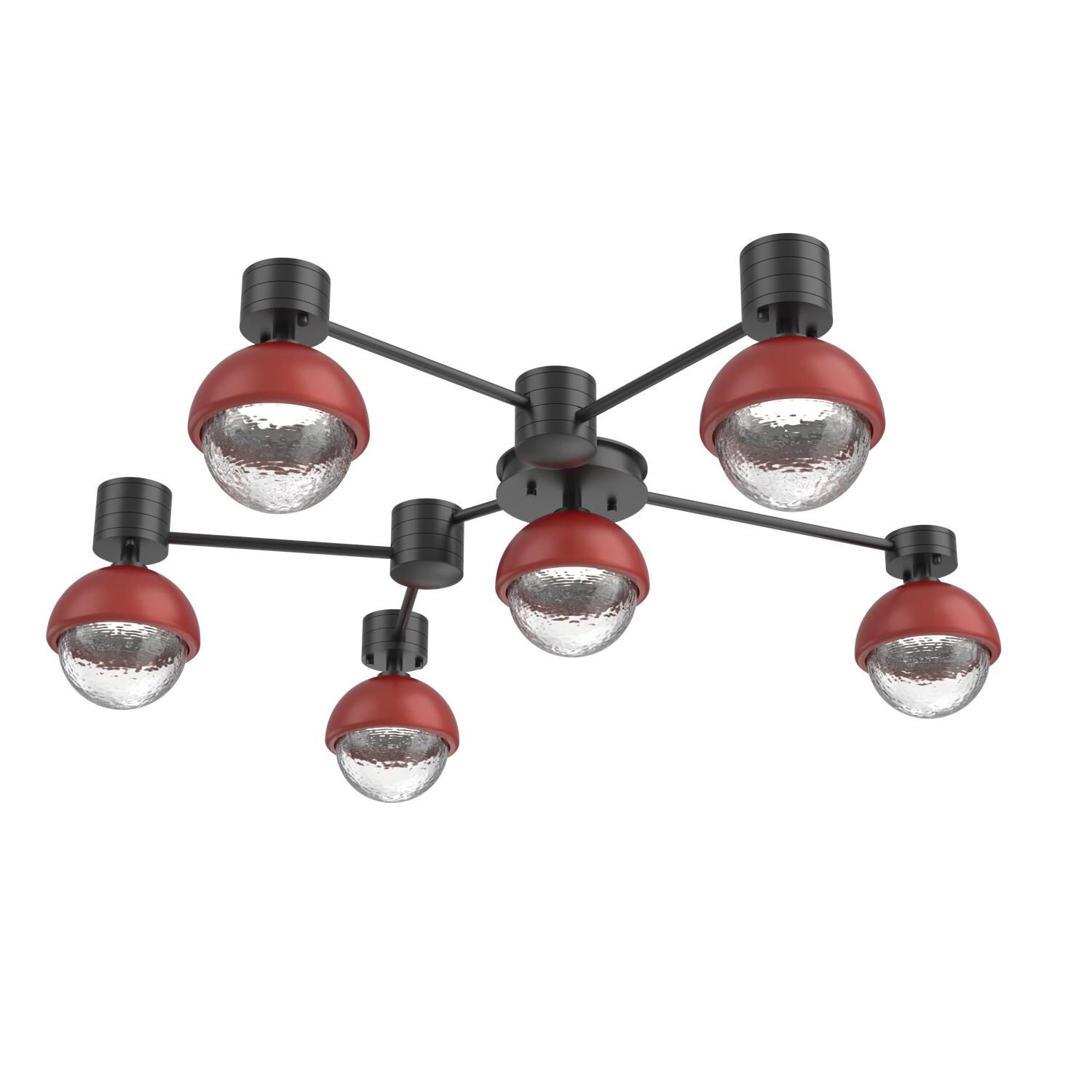 Levi Wilson Cabochon 42 Inch Flush Mount by Hammerton Studio