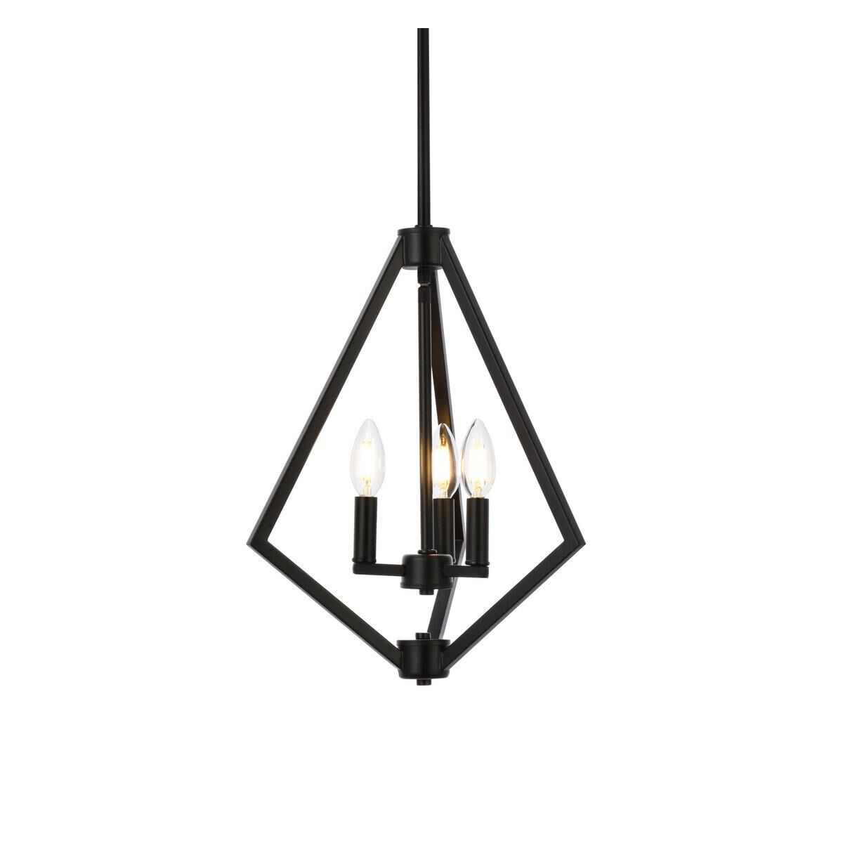 Irina 14 Inch Cage Pendant by Elegant Lighting