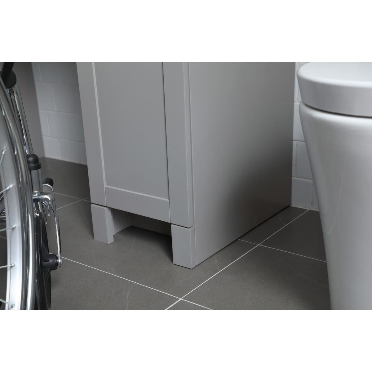 Shown in Grey finish