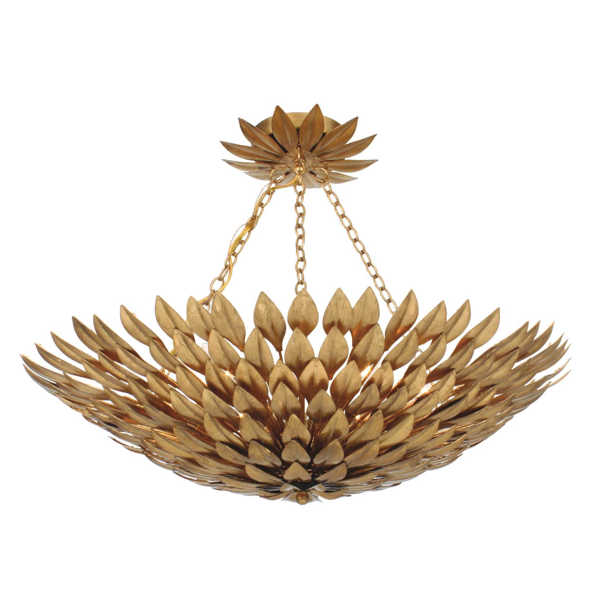 Shown in Antique Gold finish