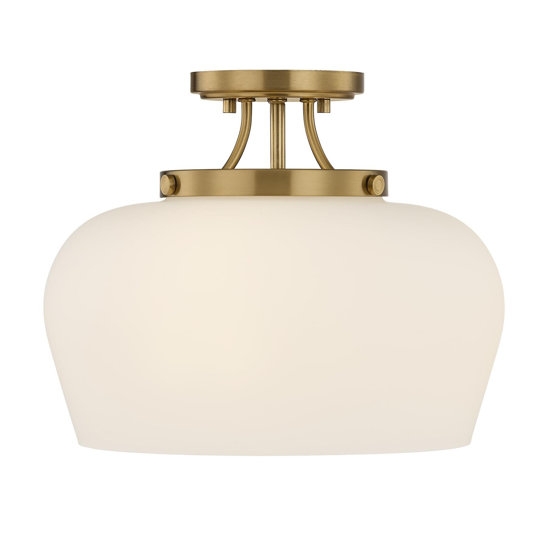Octave 13 Inch Semi Flush Mount by Savoy House