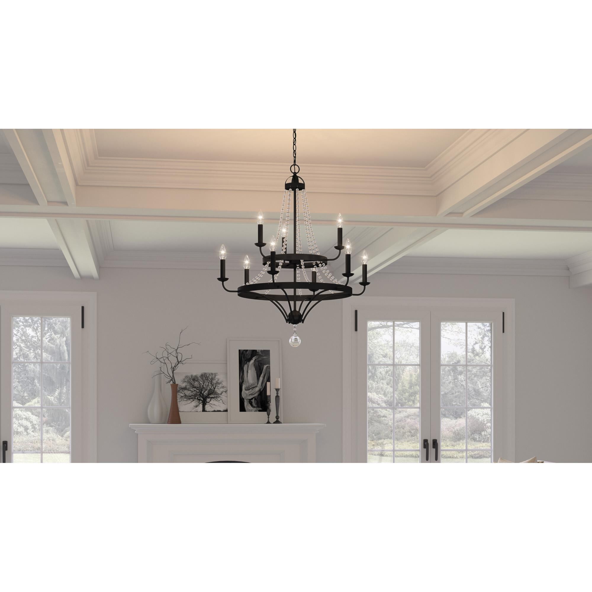 Adelaide 30 Inch 9 Light Chandelier by Quoizel