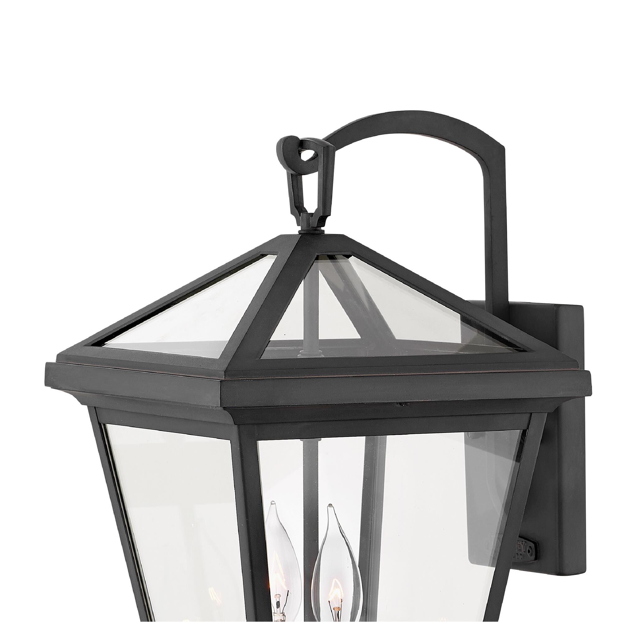 Shown in Museum Black finish and Clear glass
