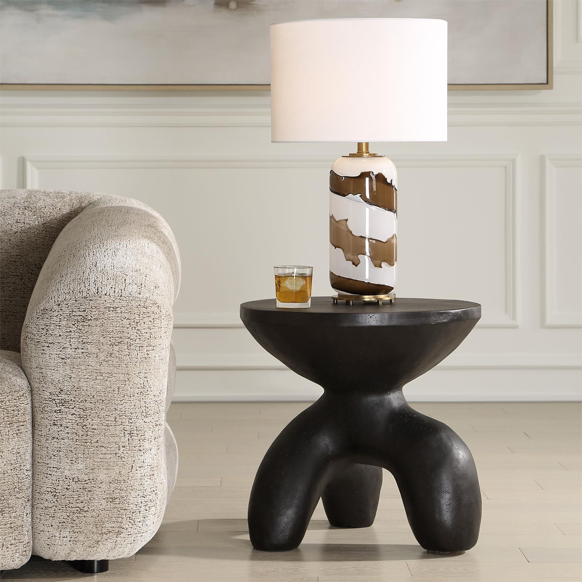 Shown in Black finish