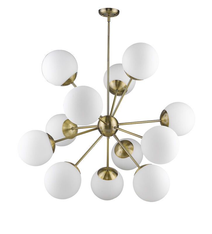 Solea 40 Inch 12 Light Chandelier by Trend Lighting