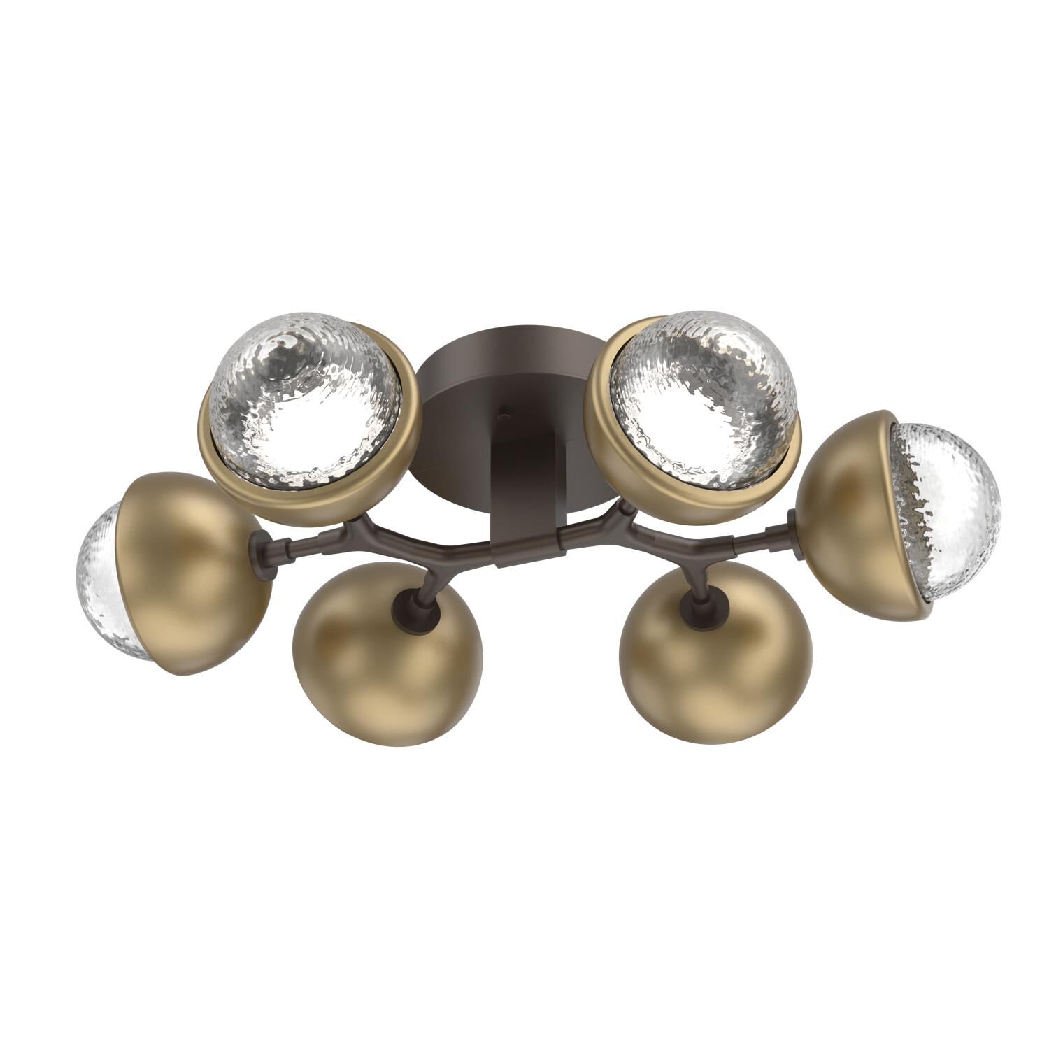 Levi Wilson Cabochon 27 Inch Flush Mount by Hammerton Studio