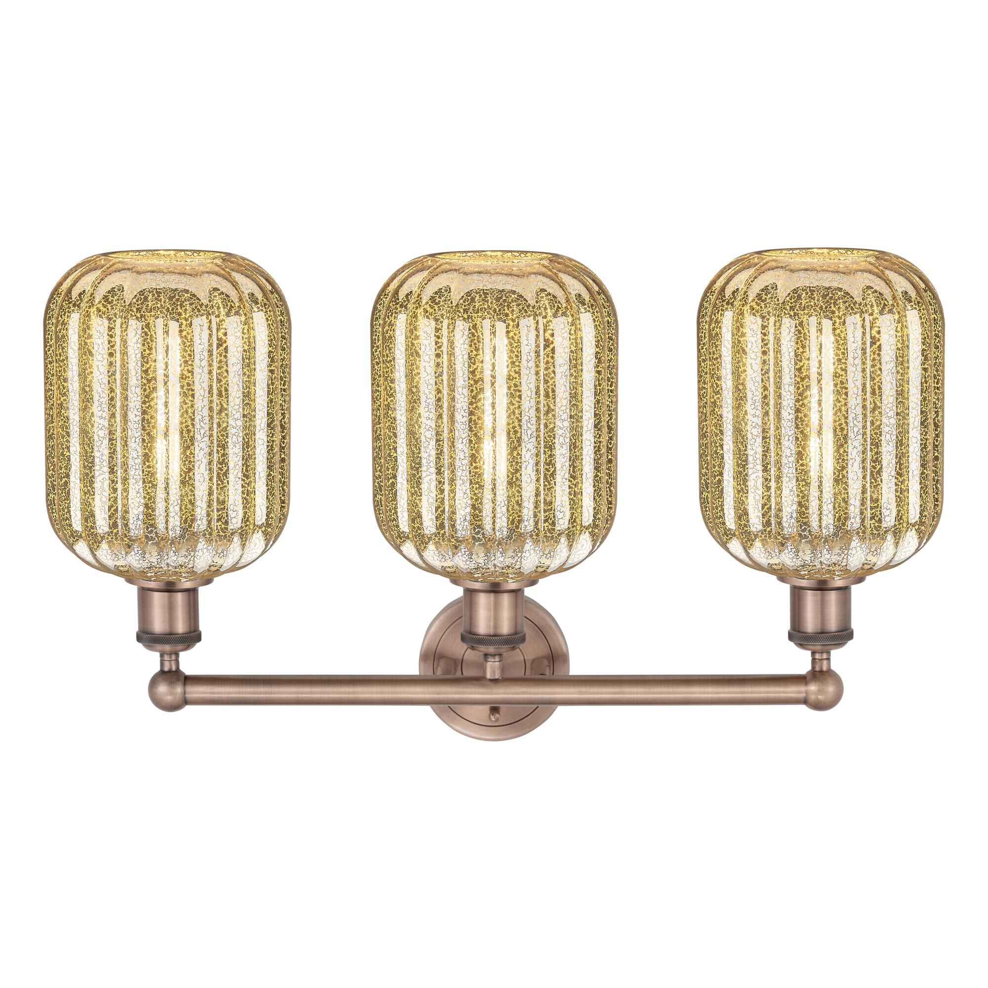 Shown in Antique Copper finish and Mercury glass