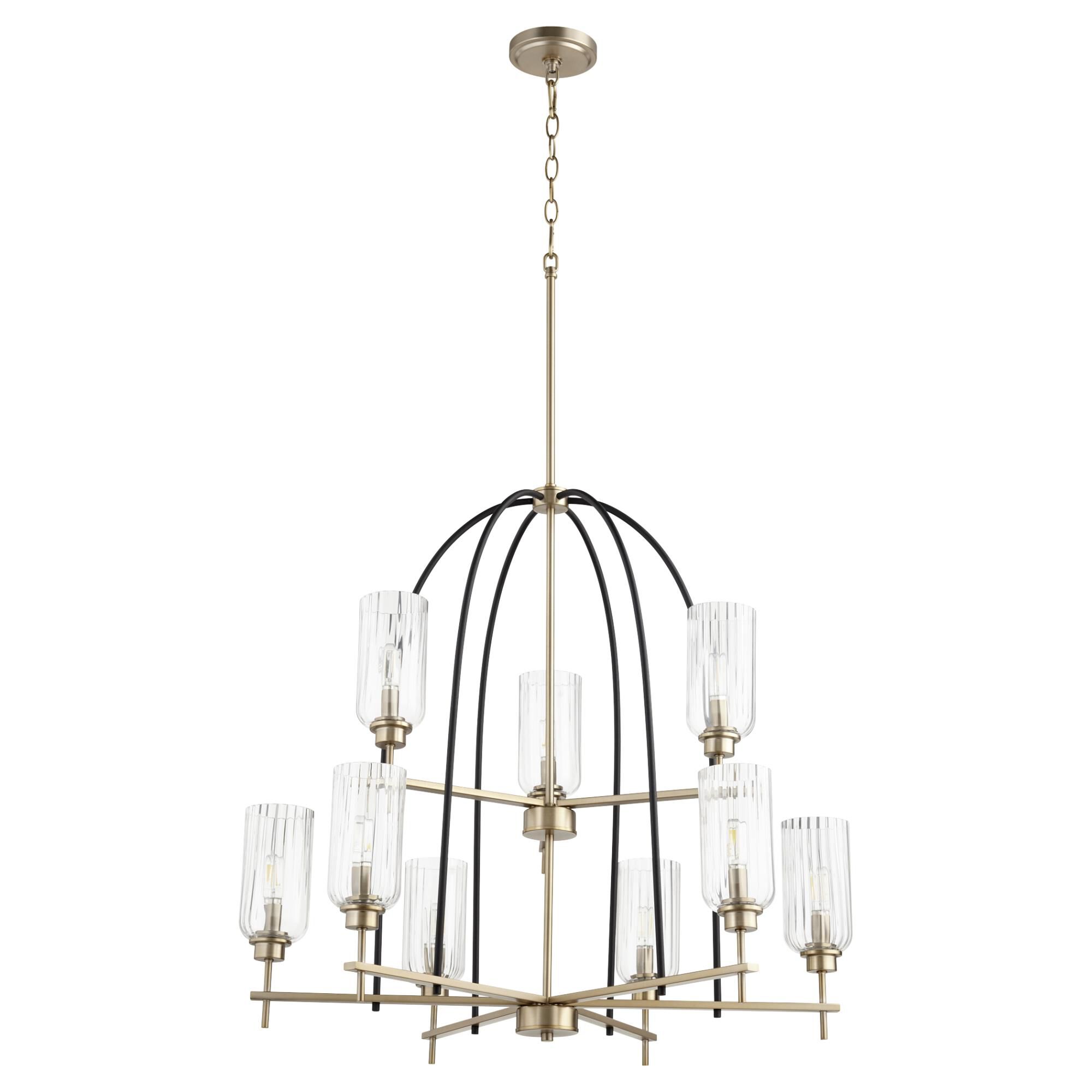 Espy 32 Inch 9 Light Chandelier by Quorum International