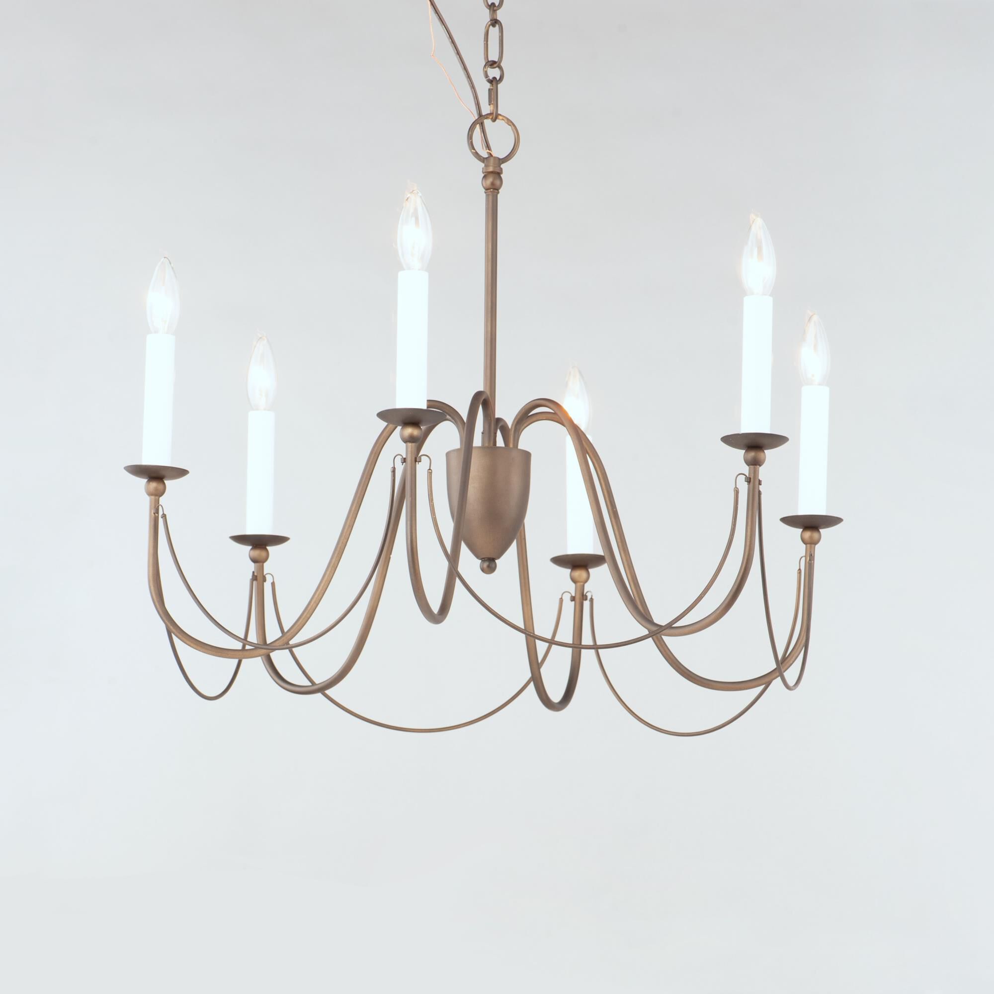 Plumette 28 Inch 6 Light Chandelier by Maxim Lighting