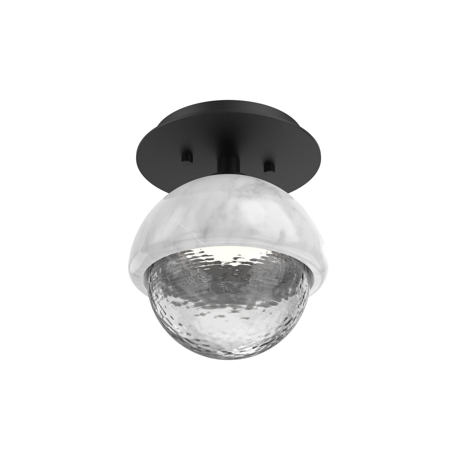 Levi Wilson Cabochon 6 Inch Flush Mount by Hammerton Studio
