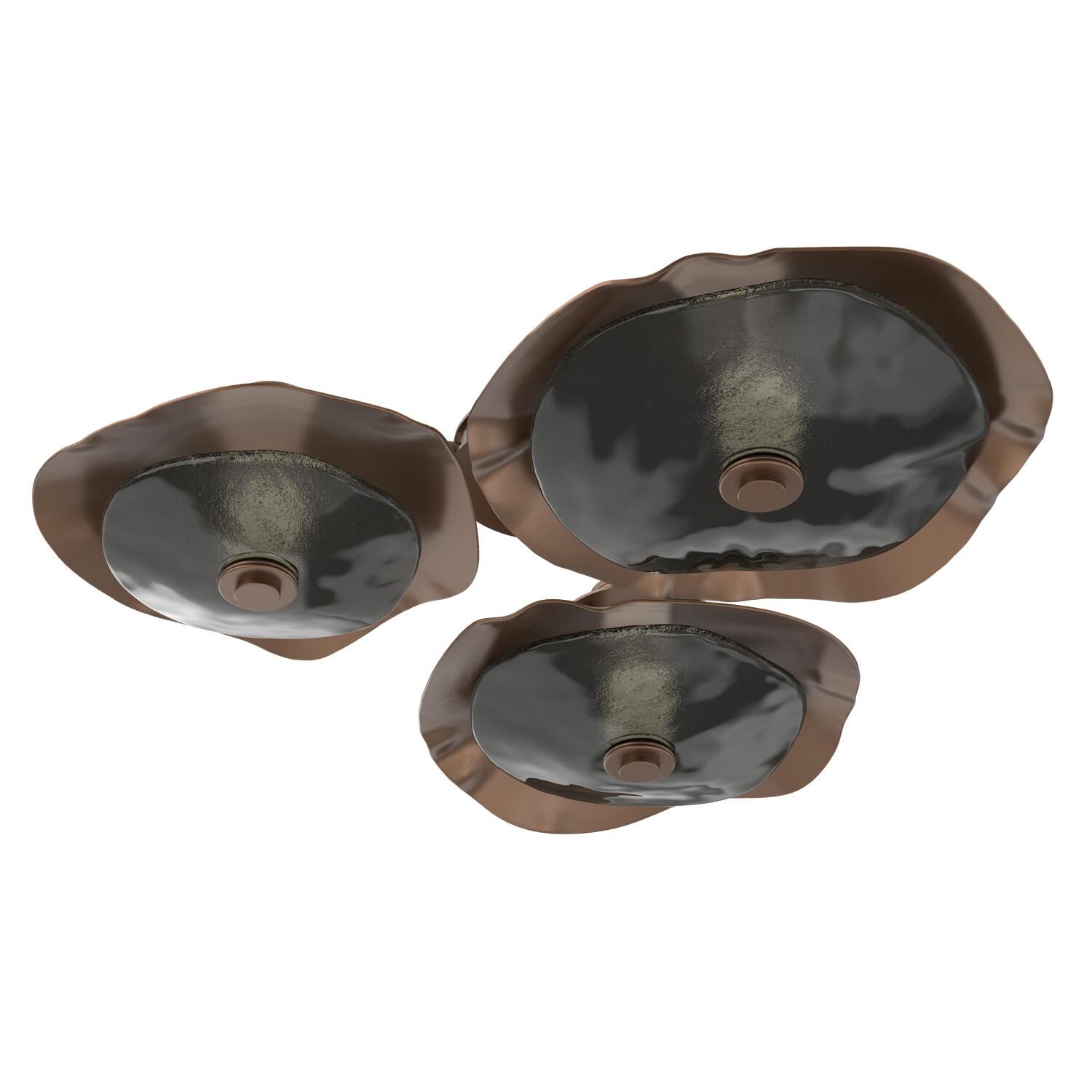 Shown in Burnished Bronze finish and Smoke Granite accent