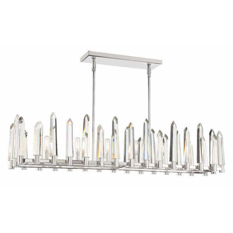 Watson Medium Linear Chandelier by Crystorama