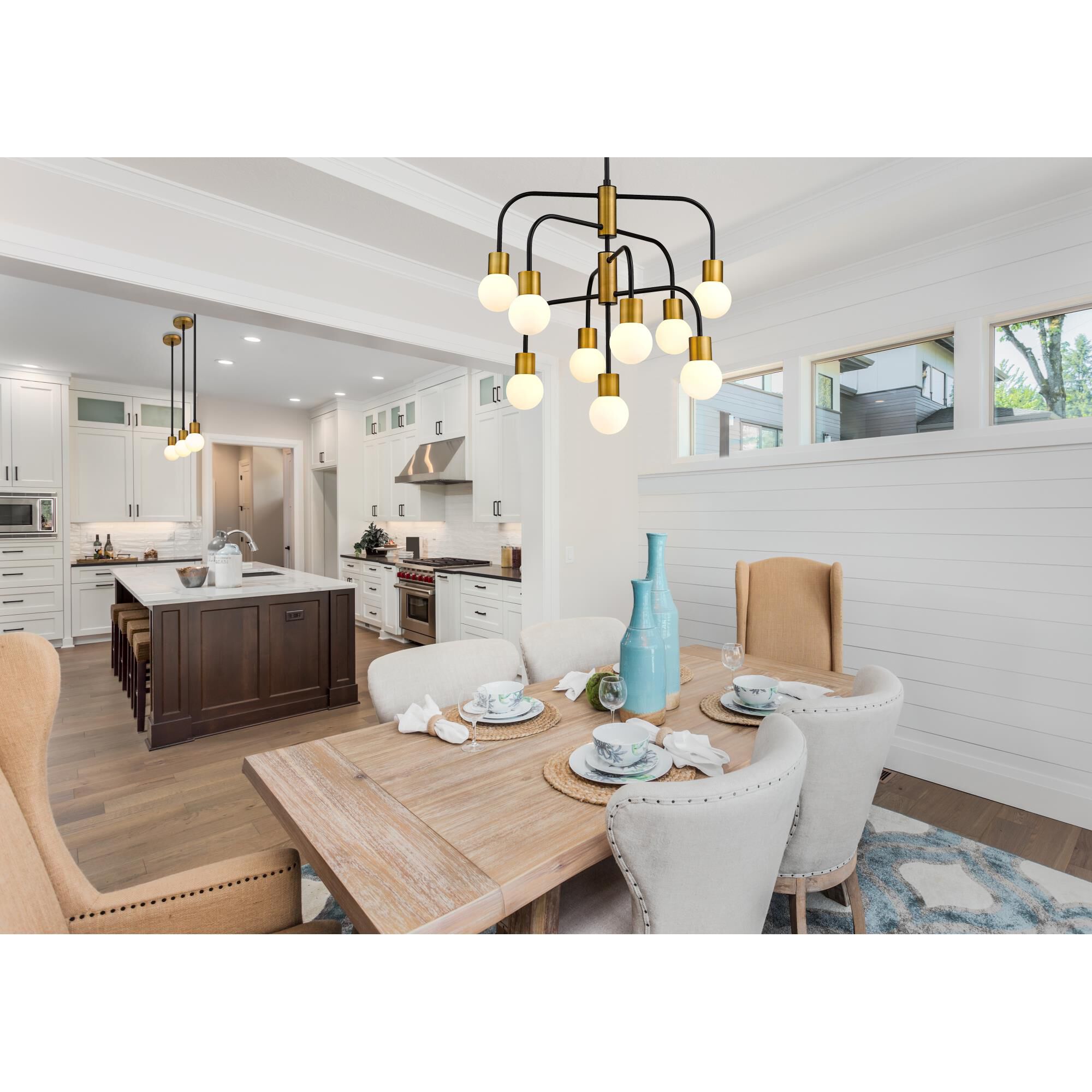 Neutra 26 Inch 9 Light Chandelier by Z-Lite