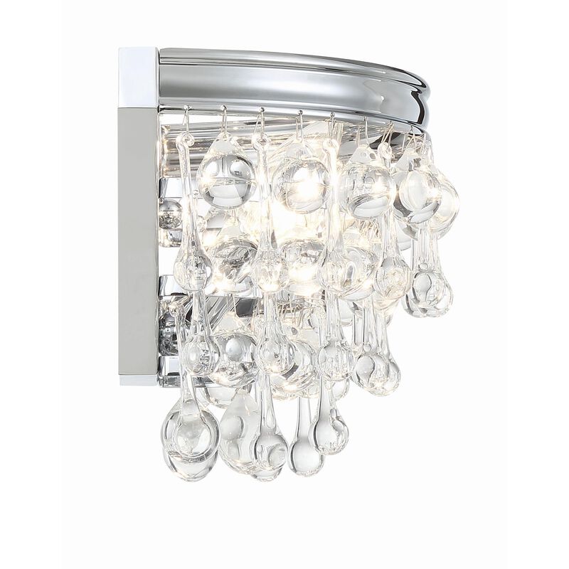 Calypso Small 2 Light Wall Sconce by Crystorama