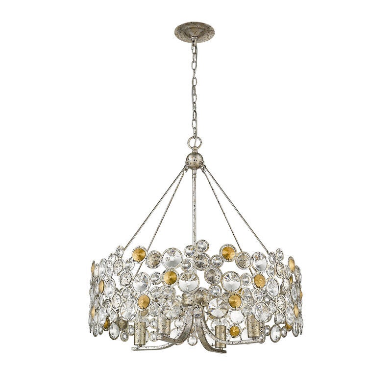 Vitozzi 27 Inch 4 Light Chandelier by Trend Lighting