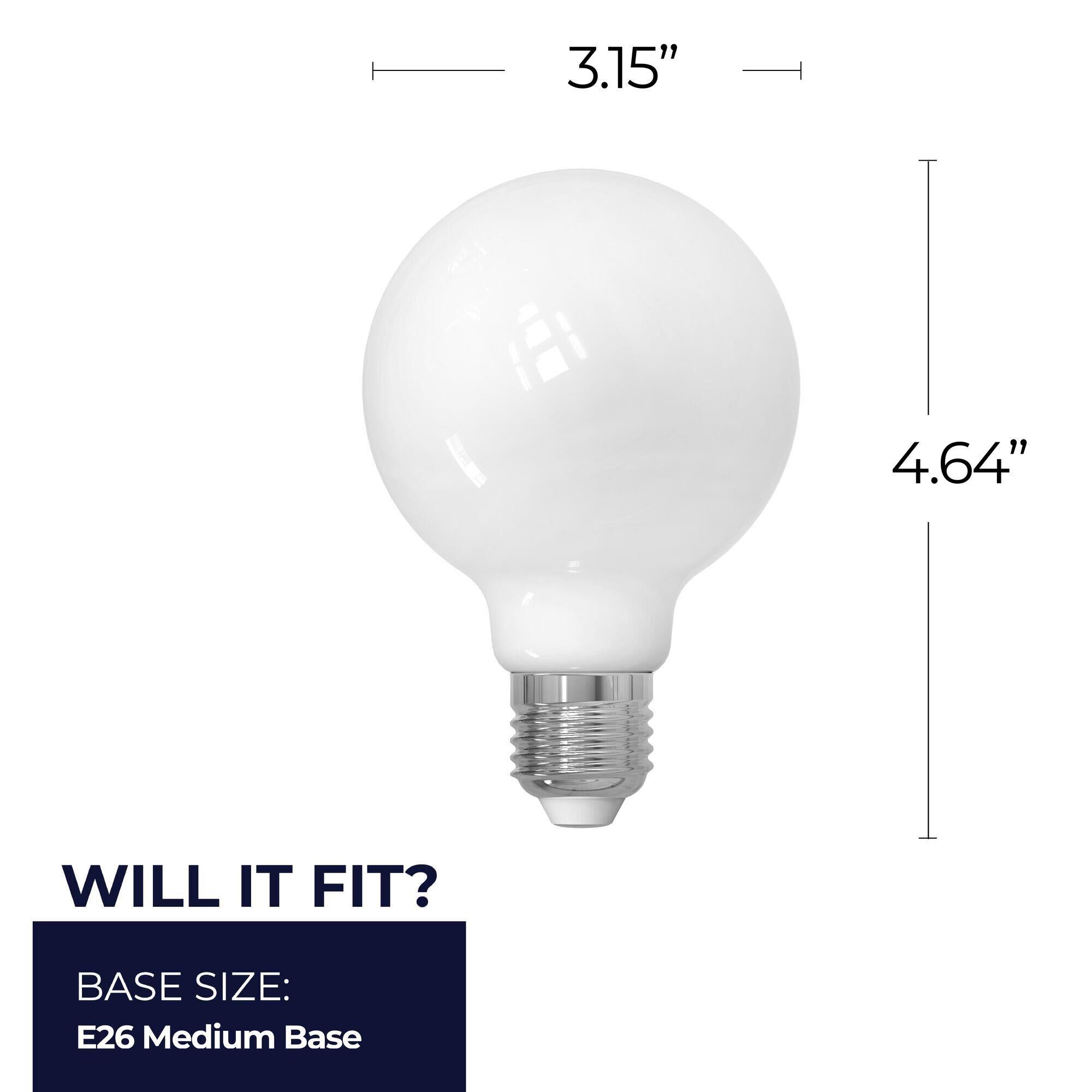 Milky G25 Base E26 5000K LED Light Bulb by Bulbrite