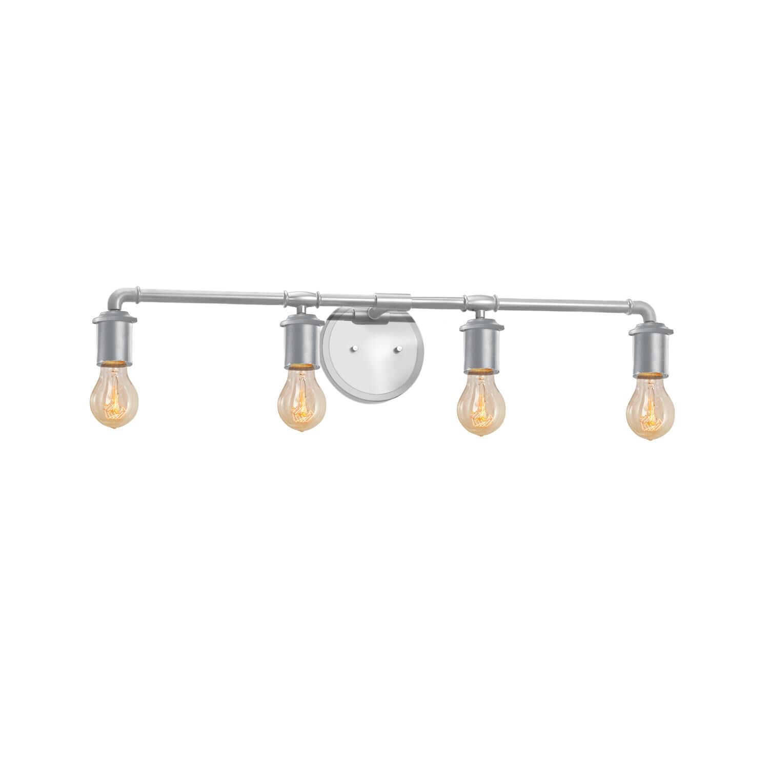 No Shade - Bronx 32 Inch 4 Light Bath Vanity Light by Justice Design Group