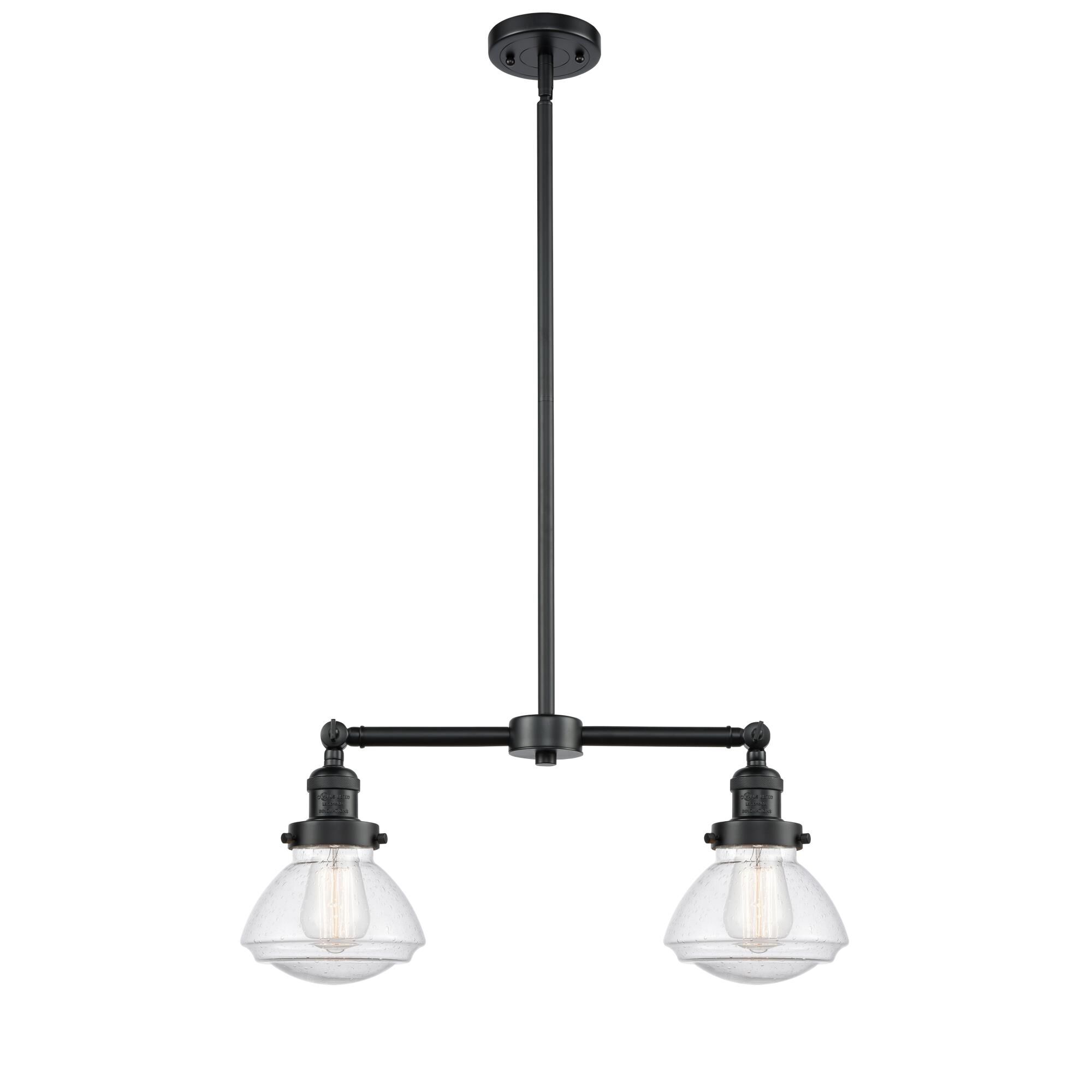 Bruno Marashlian Olean 21 Inch 2 Light Mini Chandelier by Innovations Lighting