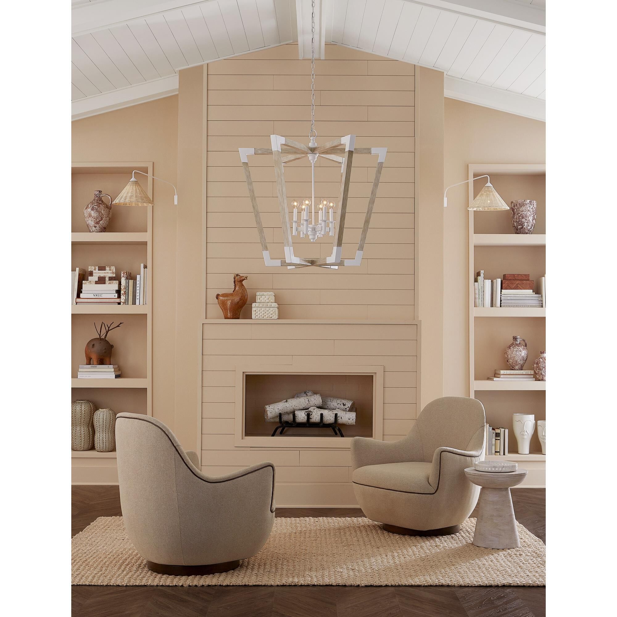 Shown in Sugar White/Sandstone finish