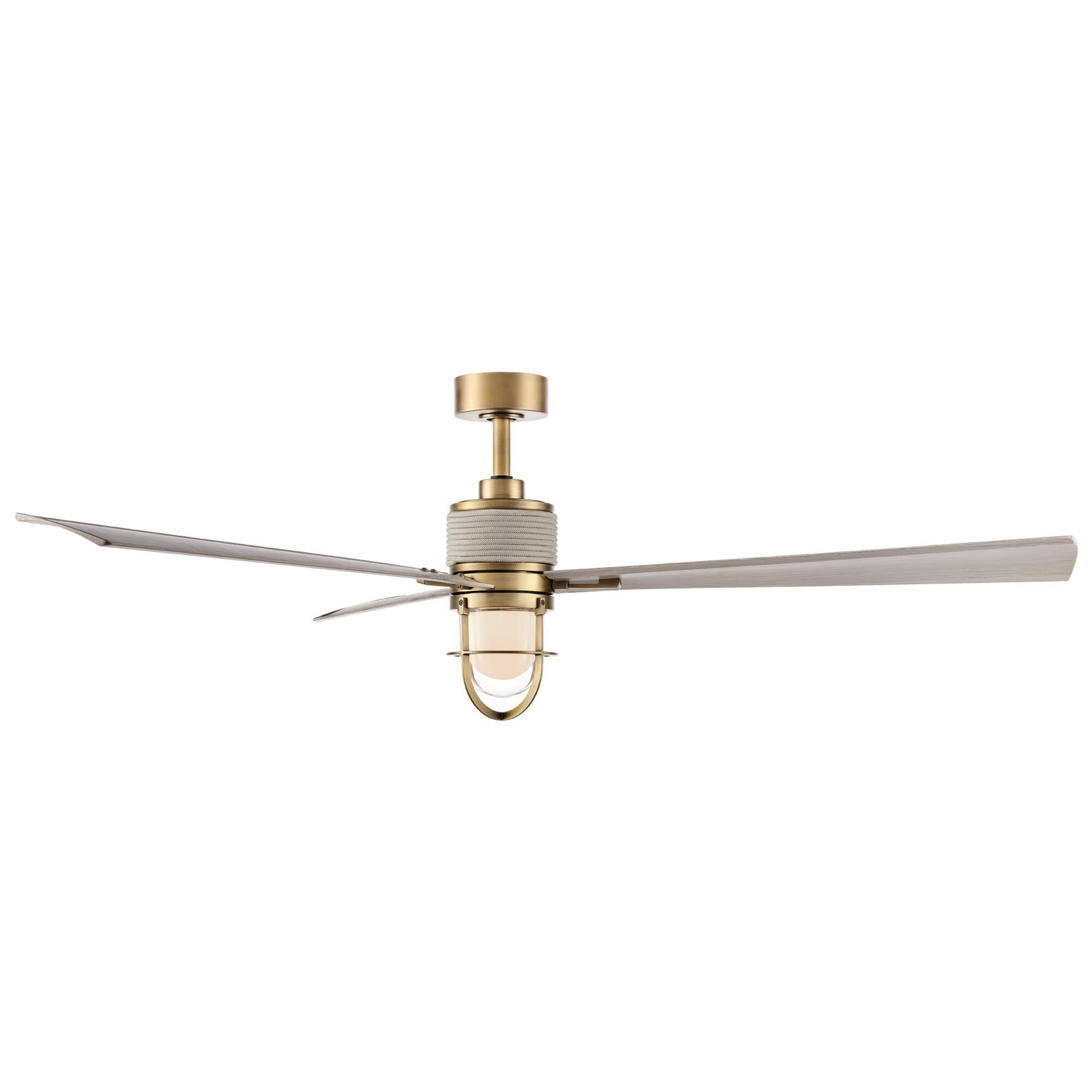 Nauticus 65 Inch Ceiling Fan with Light Kit,