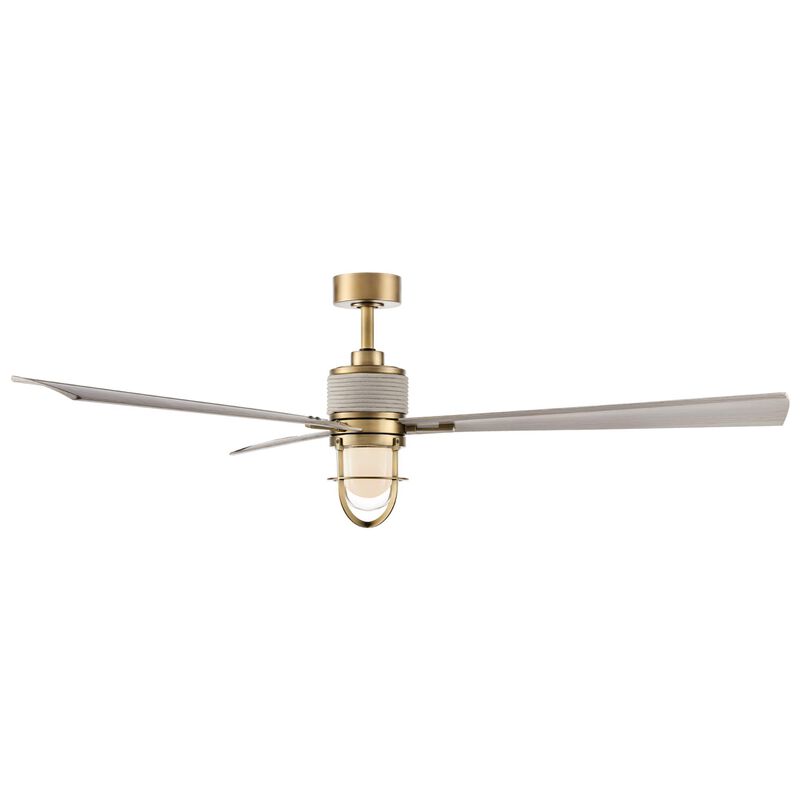 Nauticus 65 Inch Ceiling Fan with Light Kit by Minka Aire